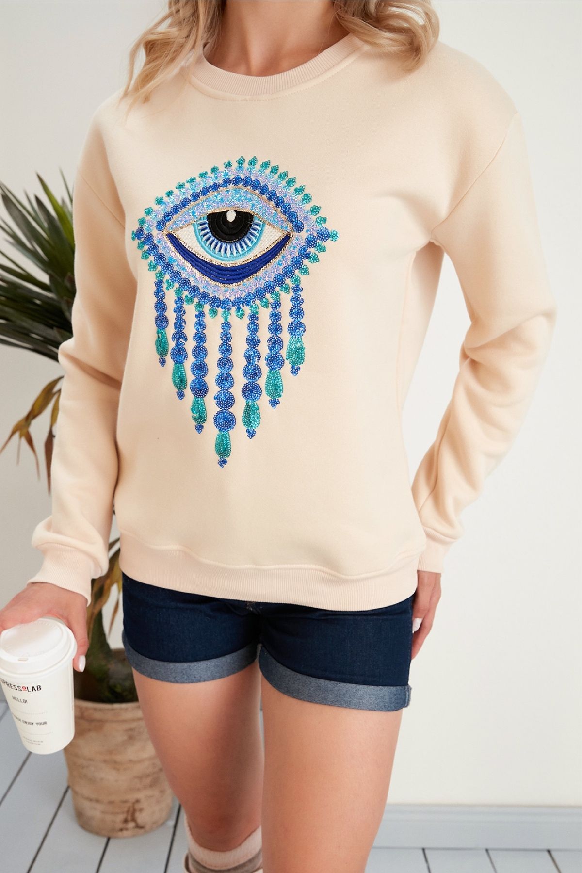 Kenzo top sequin sweatshirt