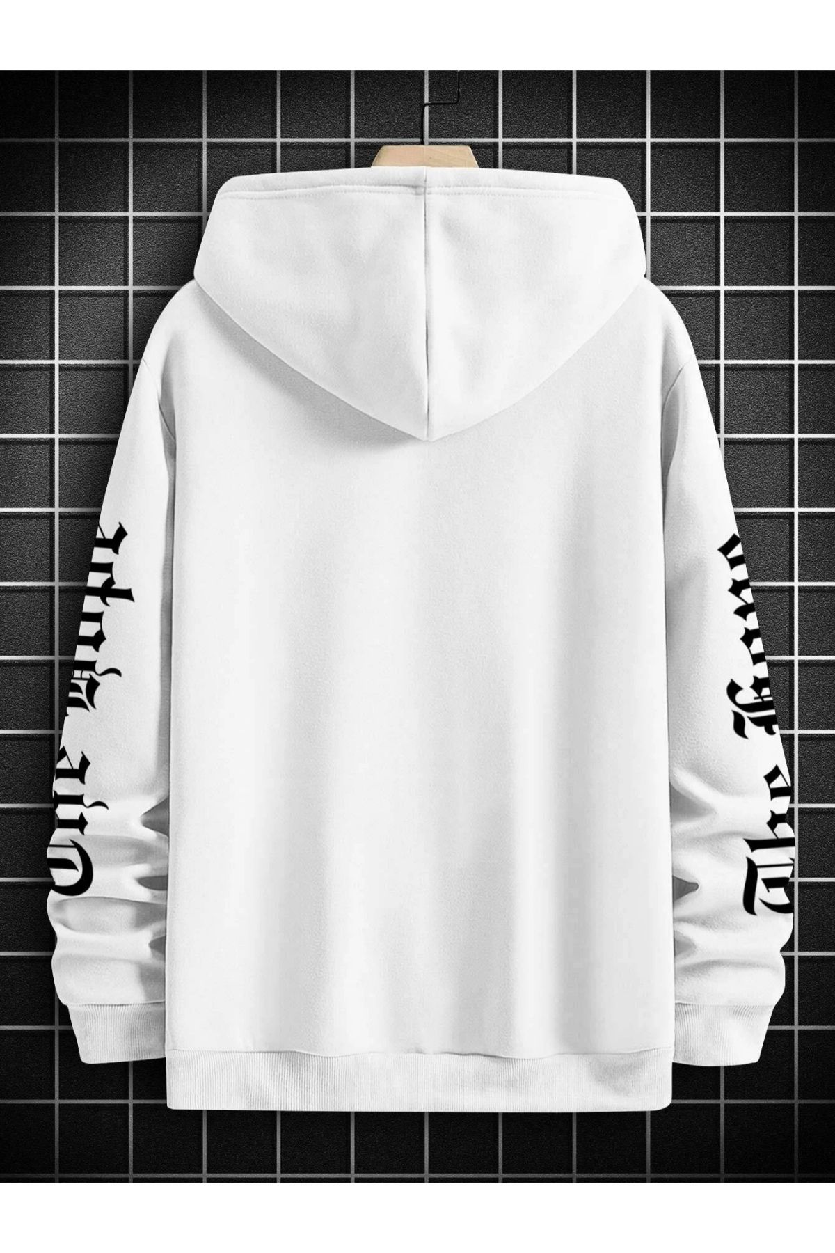 Black Sokak Beyaz The Hope Bask l Oversize Kapu onlu Erkek Sweatshirt Fiyat Yorumlar Trendyol