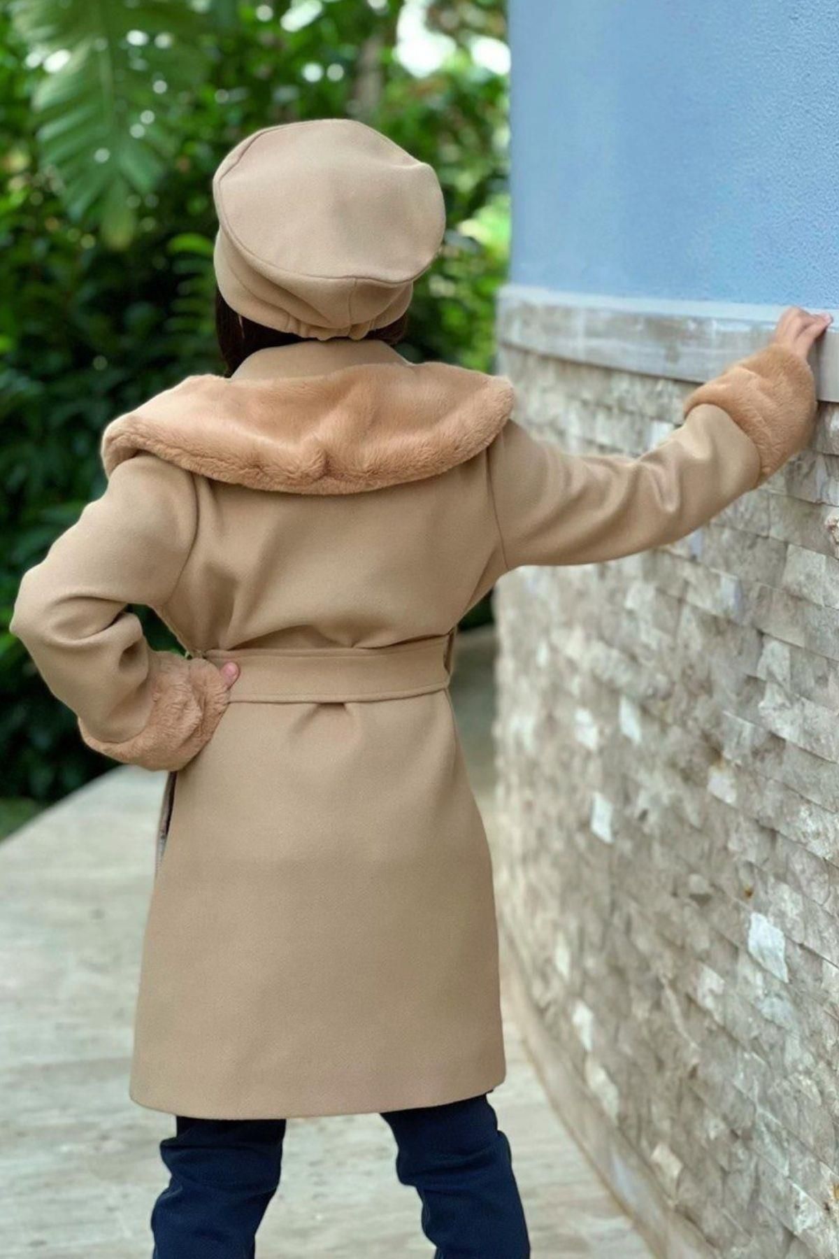 Baby girl store camel coat