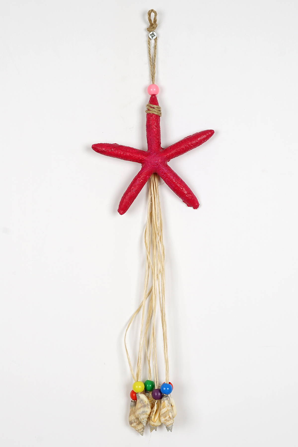 Decorative Shell Star Wall Ornament, Starfish Wind Bell