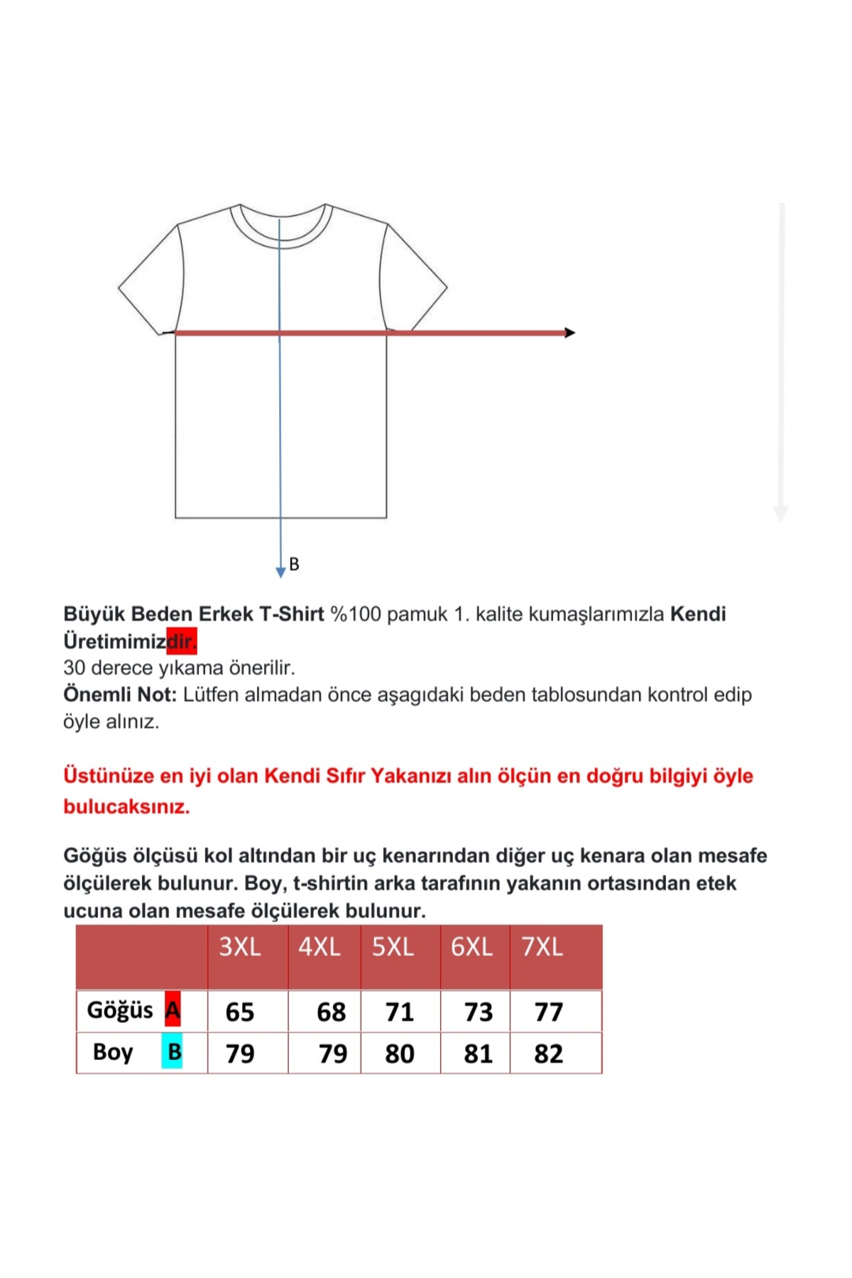 Genel Markalar Büyük Beden Erkek Gri T-shirt görsel 5