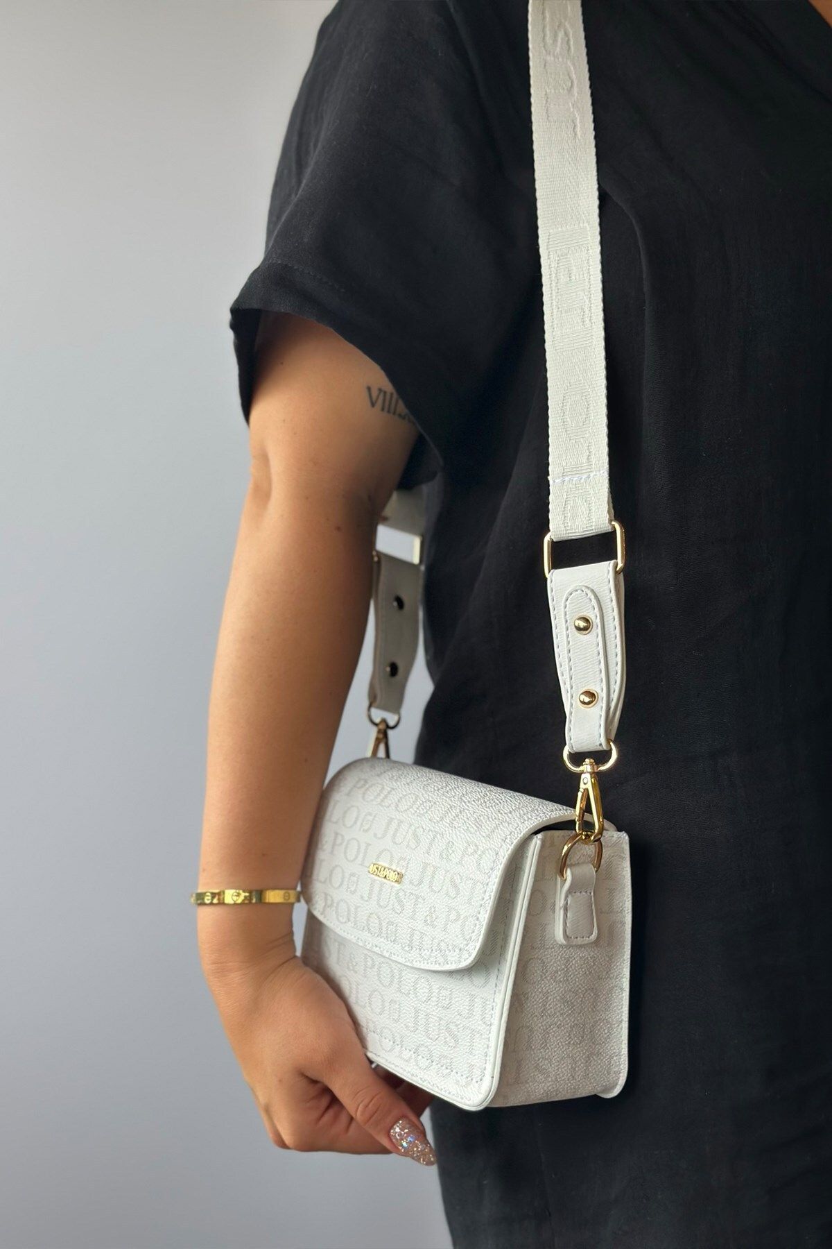Just Polo New Model Women s Monogram Printed Small Size Daily