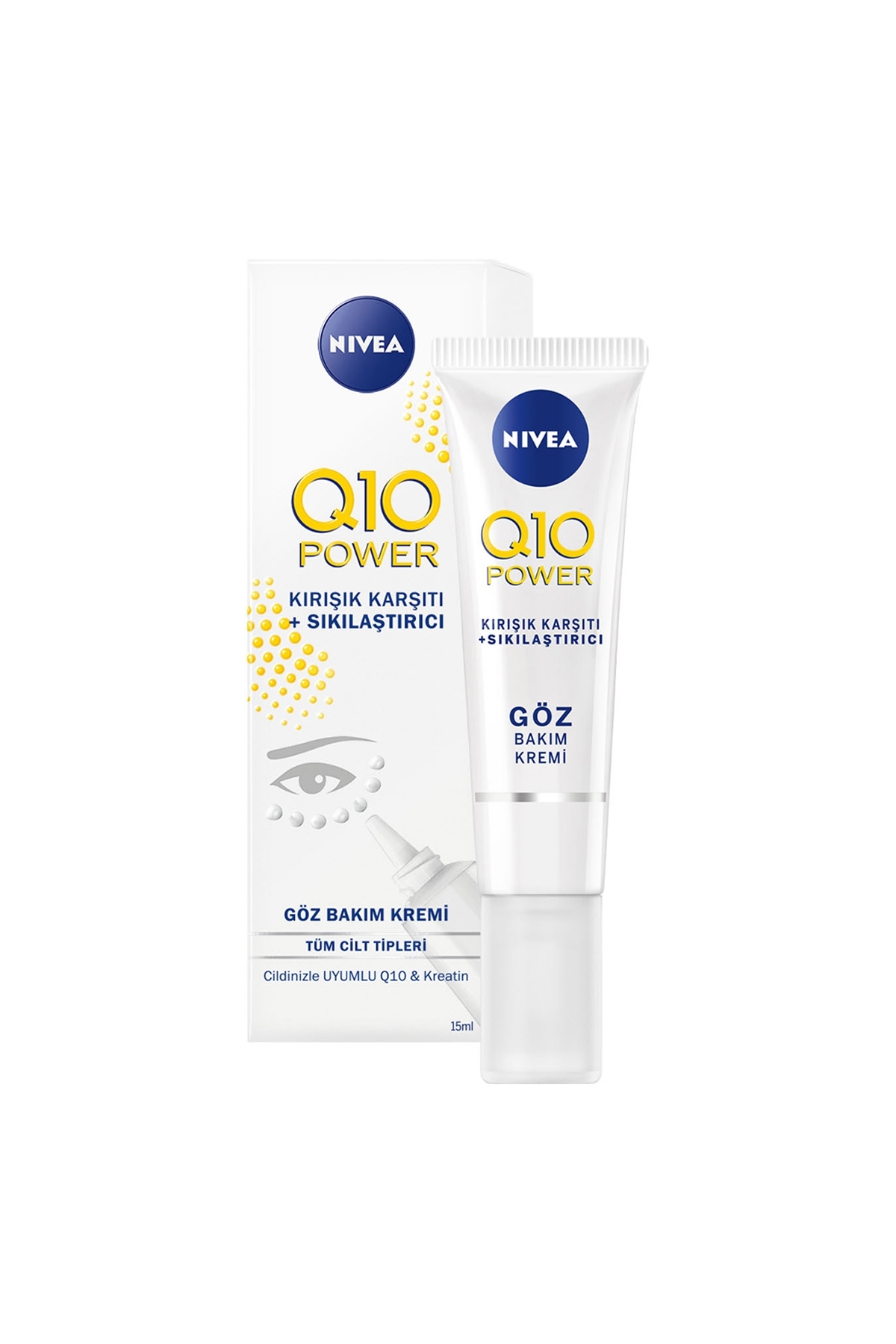 NIVEA Q10 Kırışıklık Karşıtı Göz Kremi 15 ml
