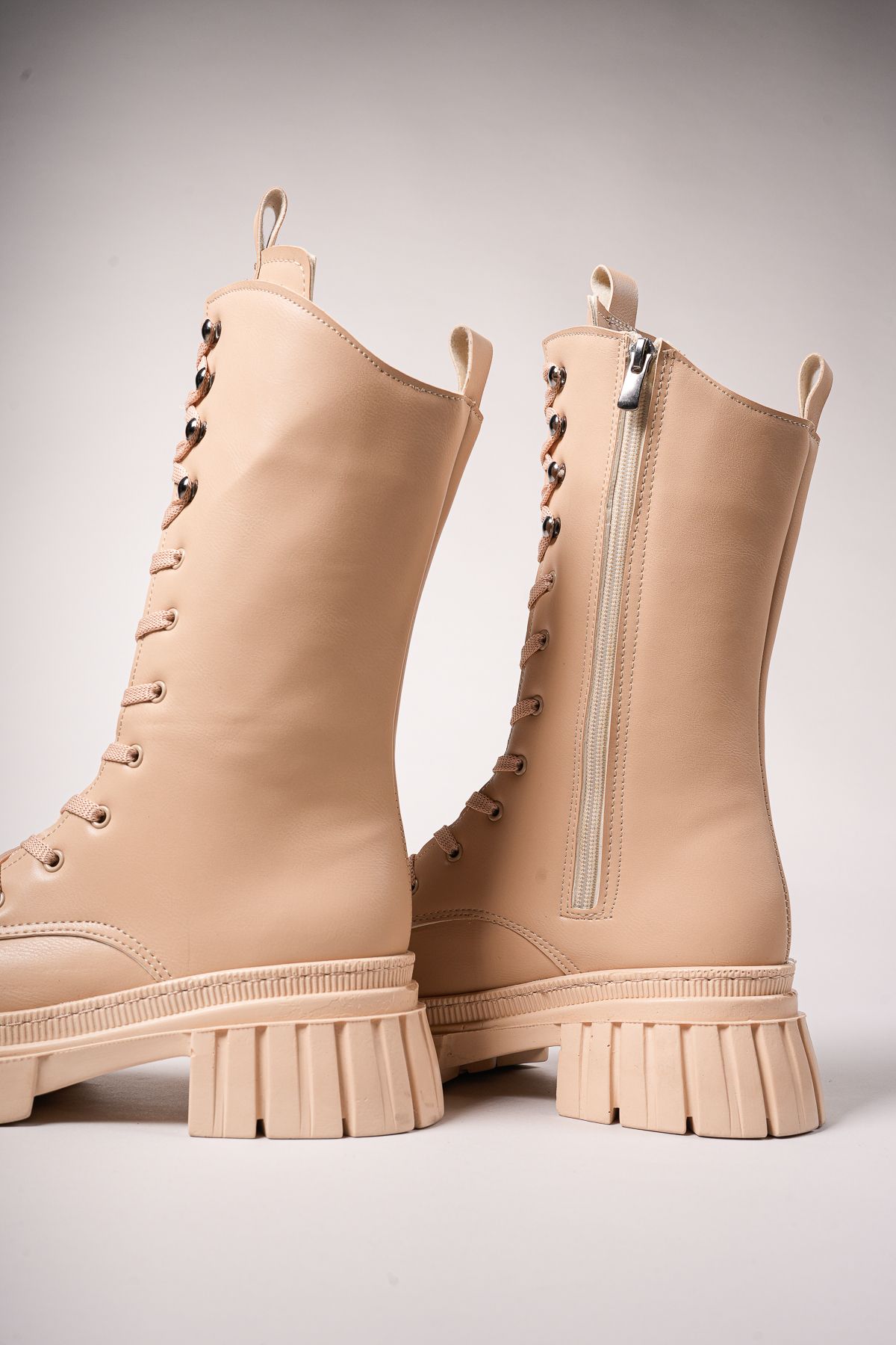 Riccon-Tuilinnel Overknee-Stiefel für Damen 00121402 Nude Skin 4