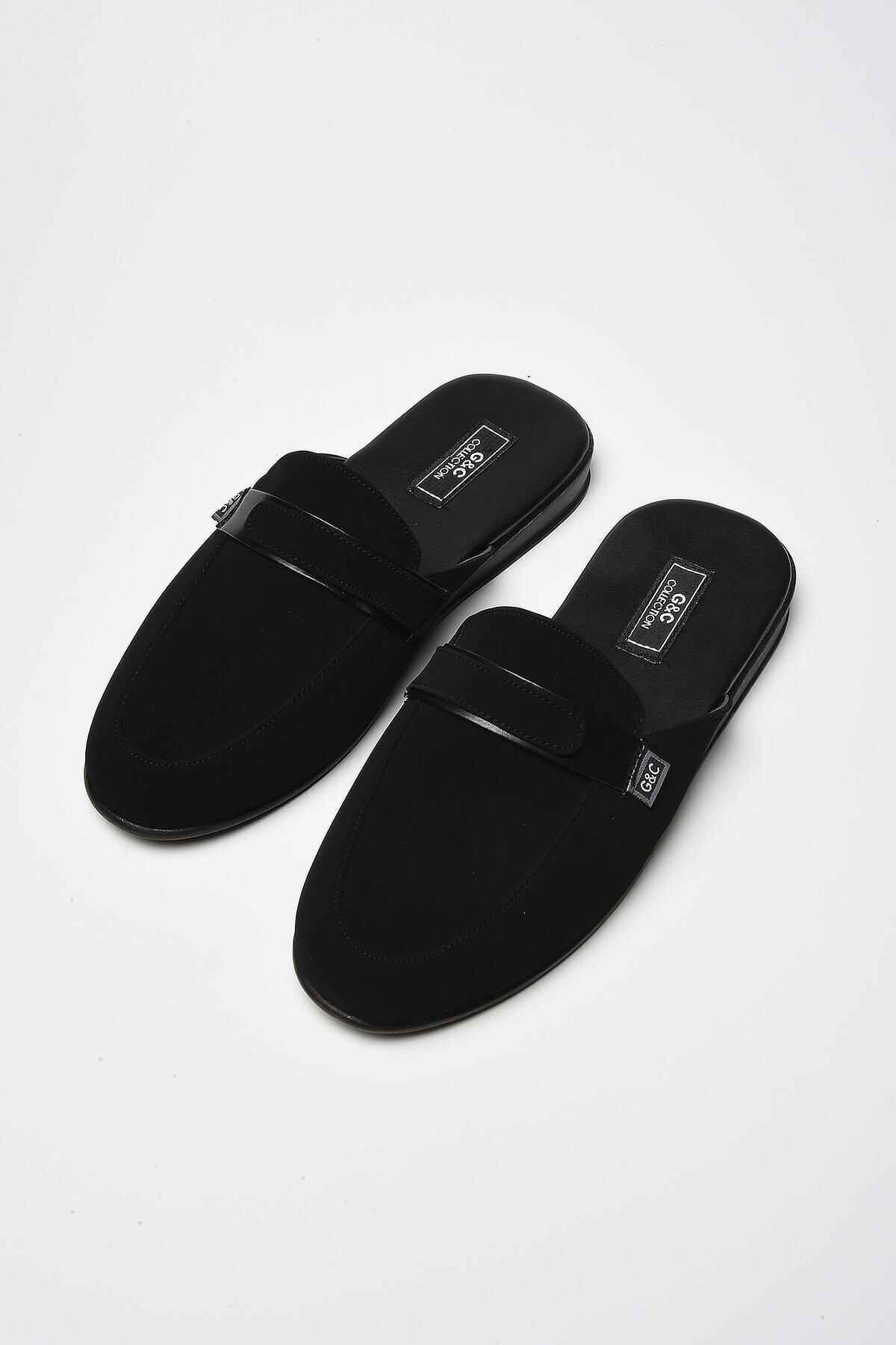 STYLE G&C COLLECTION Erkek Siyah Ev Terliği 350s