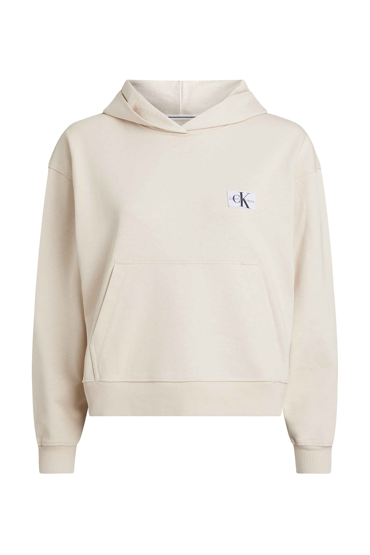 Calvin Klein Jeans  Kapüşon Yaka Bej Kadın Sweatshırt J20J222732ABJ