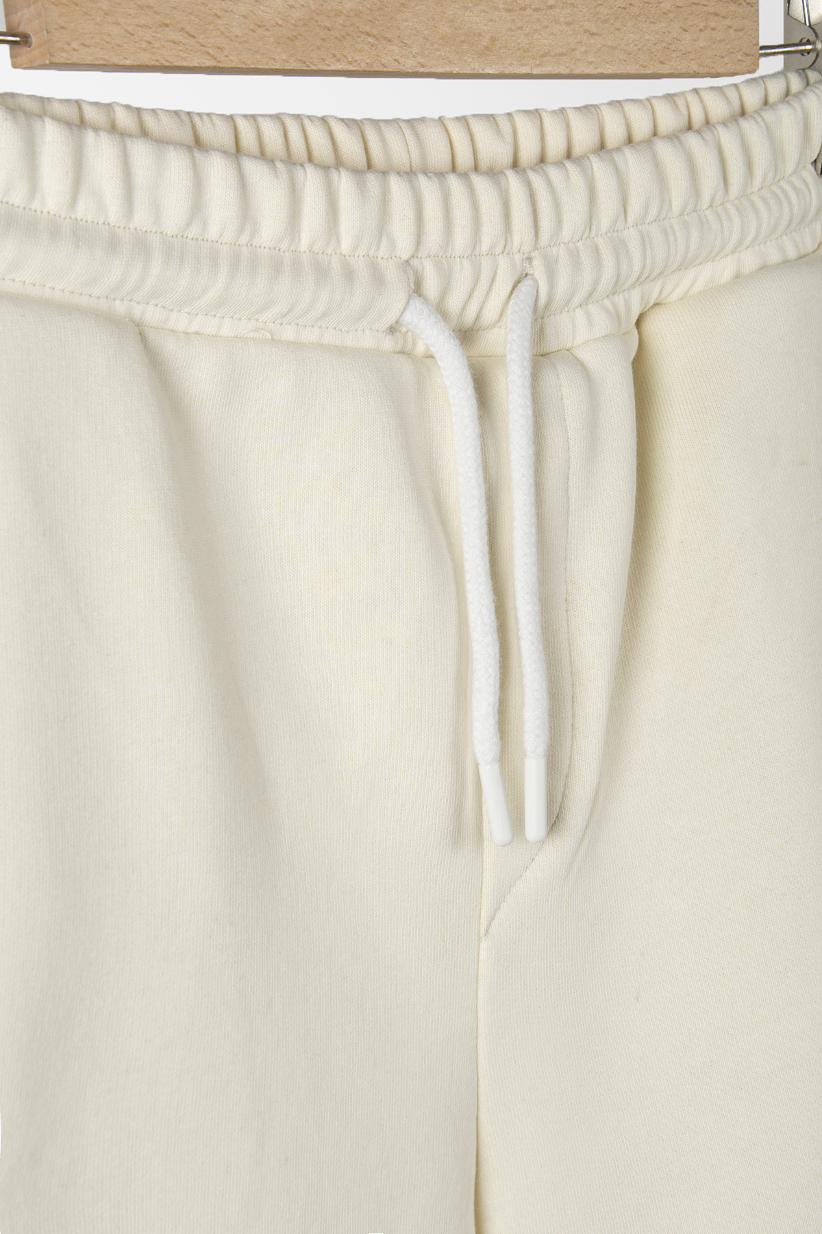 VEAVEN  Erkek Ekru Basic Regular Fit Şort & Bermuda - Görsel 3