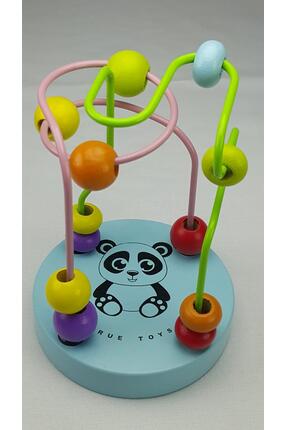 True Toys Ahşap Eğitici Koordinasyon Oyunu Mini Ahşap Helezon Yay Labirent Re...