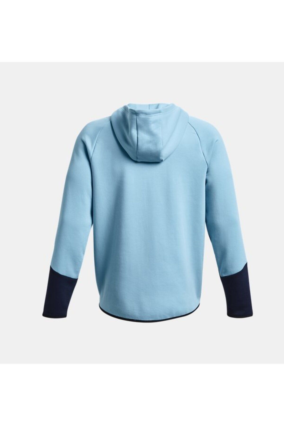 سویشرت ورزشی آبی مردانه پشم گوسفند غیرقابل توقف با زیپ اندازه کامل Under Armour