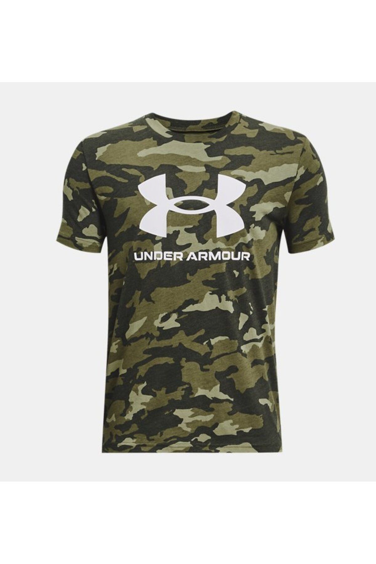 Under Armour Boy UA Sportstyle Logo Printed с коротким рукавом 1376733-391