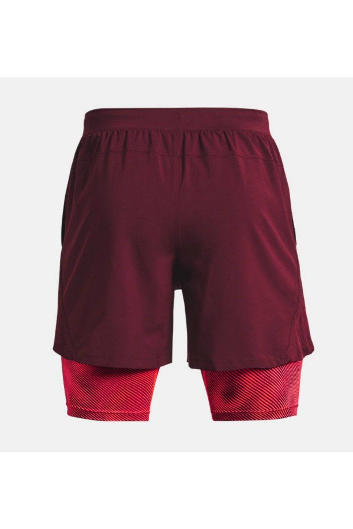شورت ورزشی قرمز مردانه UA 5 '' 2 'را در 1 1380886 600 راه اندازی کنید Under Armour