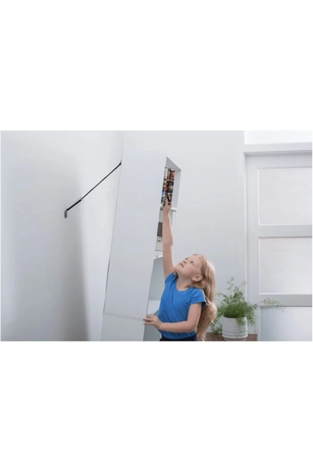 mc.pierobaby Eşya Sabitleme Deprem Güvenliği Kayışı Metal Başlıklı Bebek Eşya Devrilme Önleyici 1 Adet fotoğrafı 2 (önizleme)