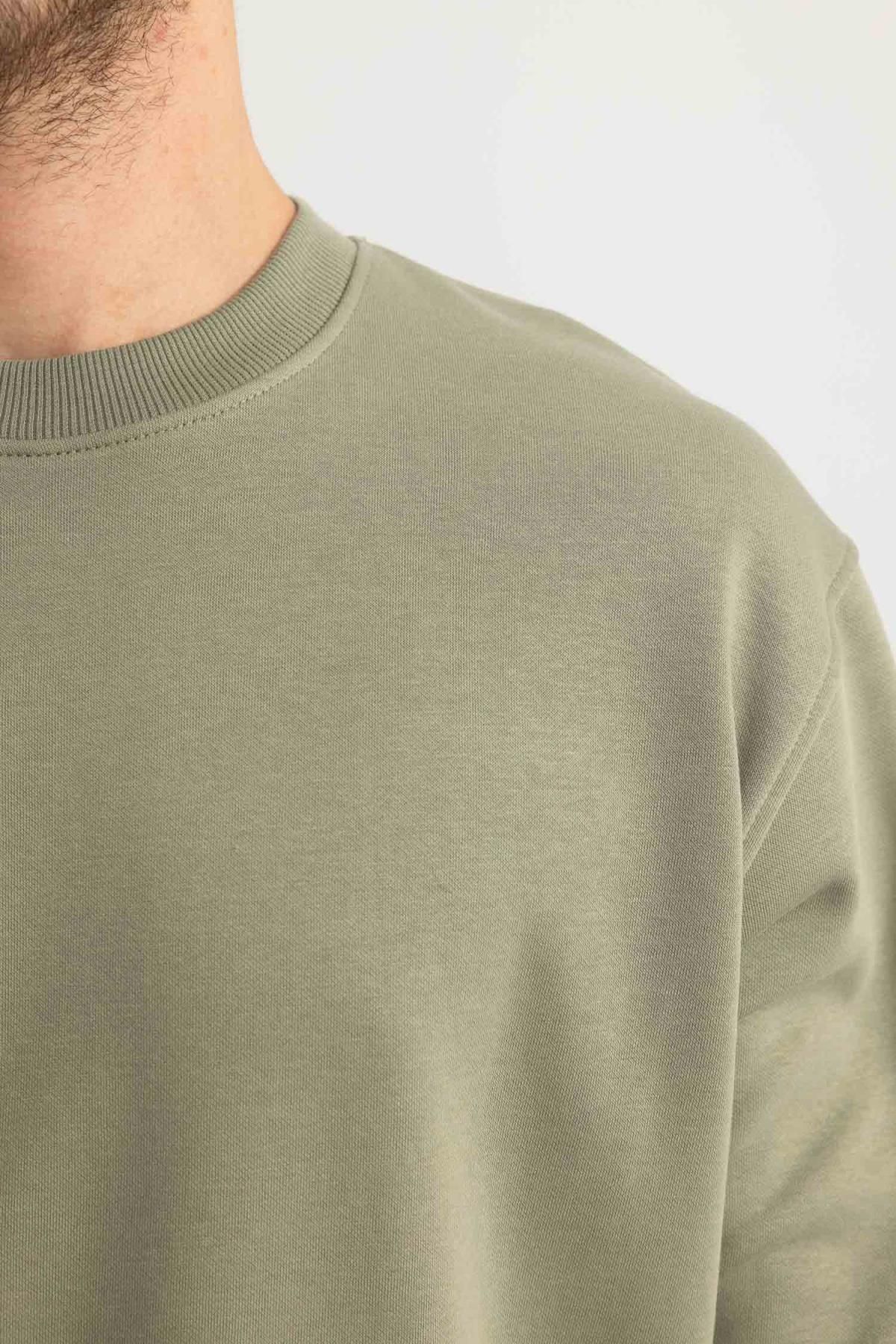 DeFacto-Φούτερ Crew Neck Oversize - T5139az23au 4