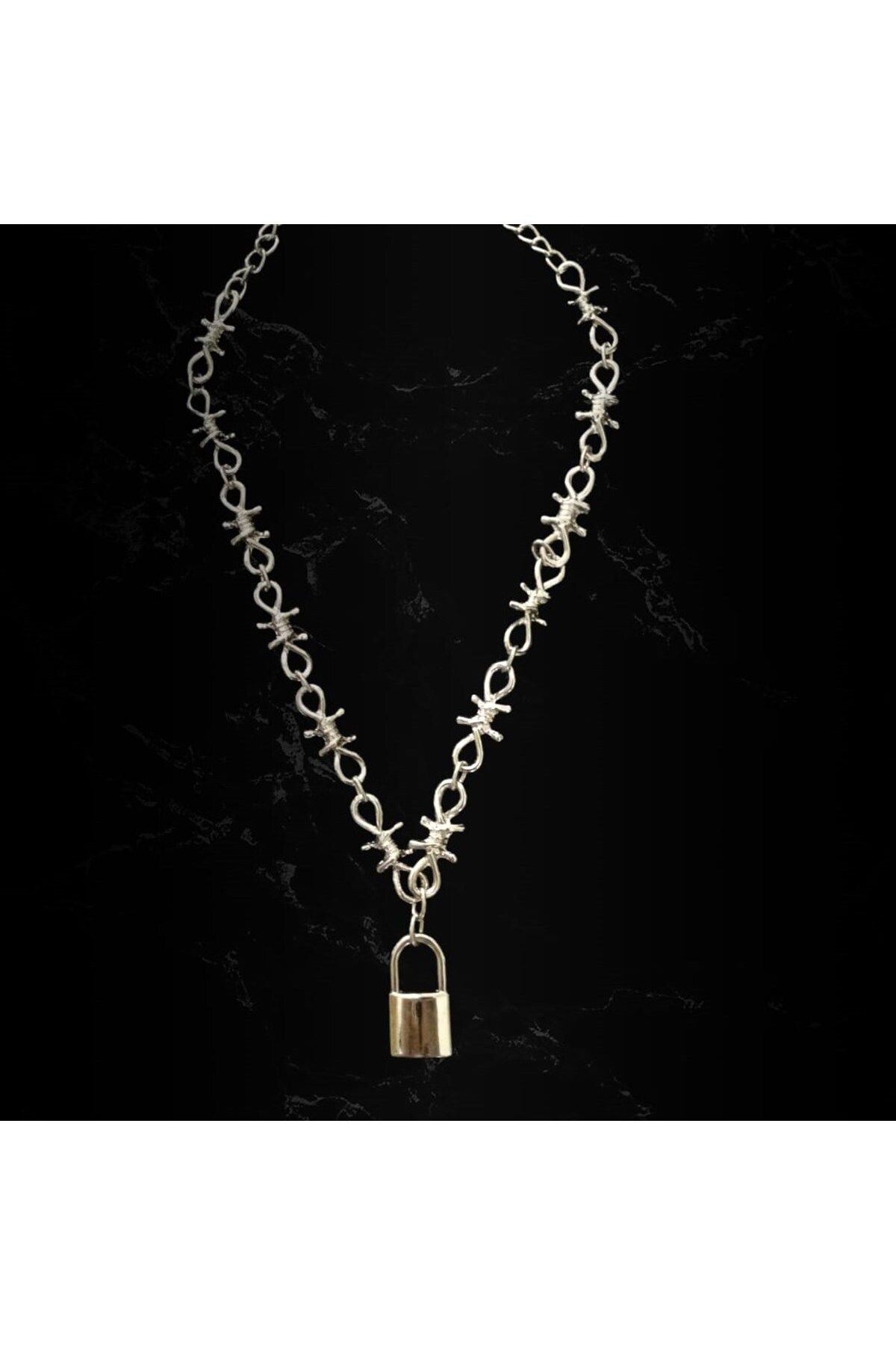 Touz-Zolid Wear - Barbed Wire Locked Necklace 1