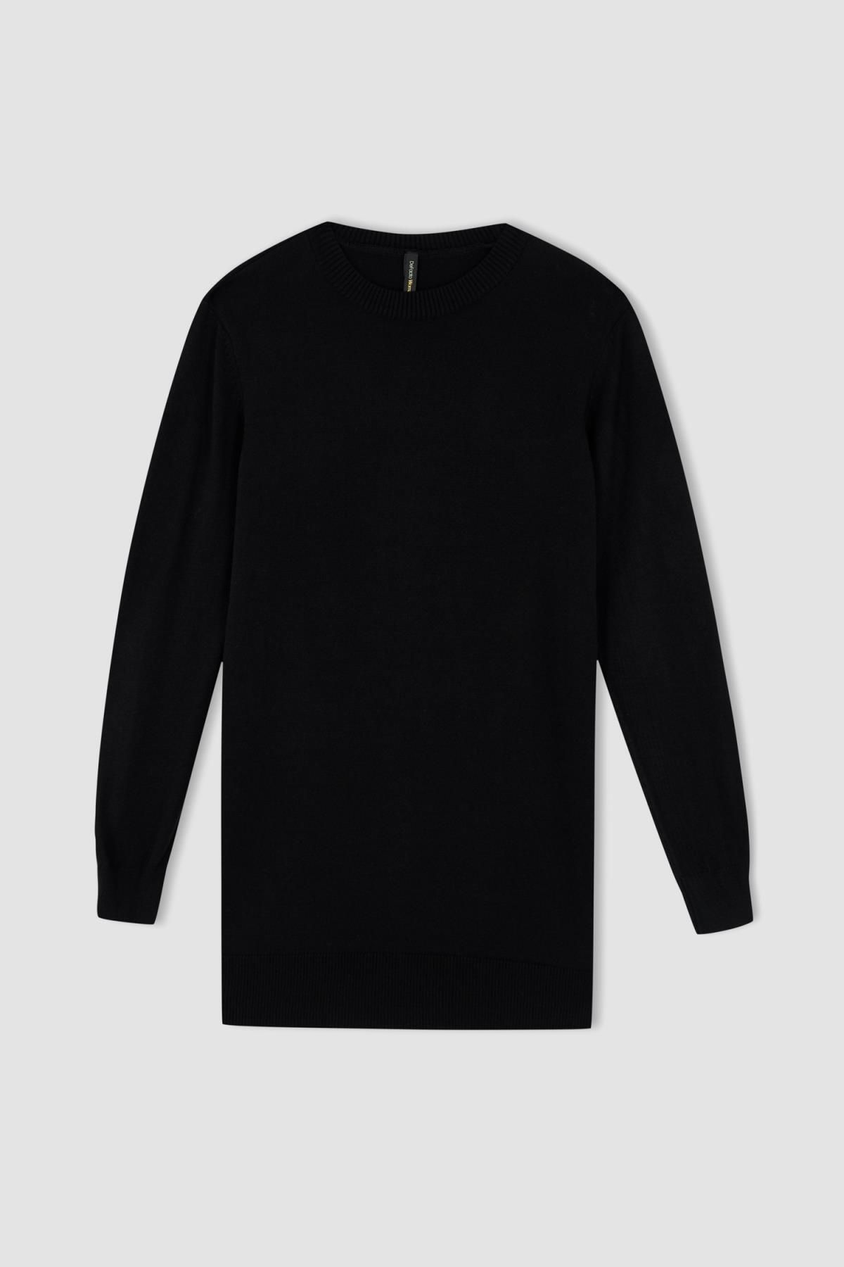DeFacto-Туника с пуловер от трикотаж Regular Fit Basic Extra Soft 6