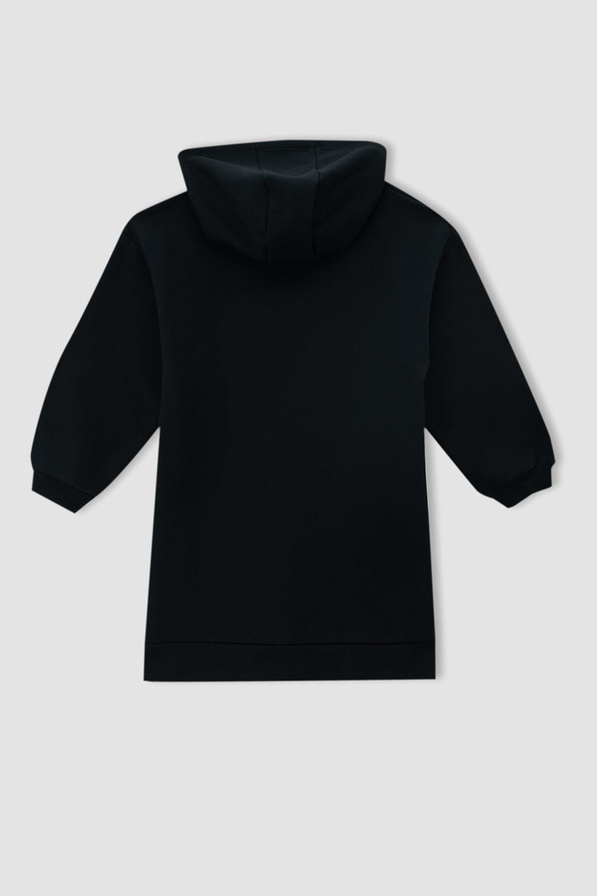 لباس مجلسی دخترانه مشکی دفکتوDefacto | V1204A621AU اورجینال - تصویر 5