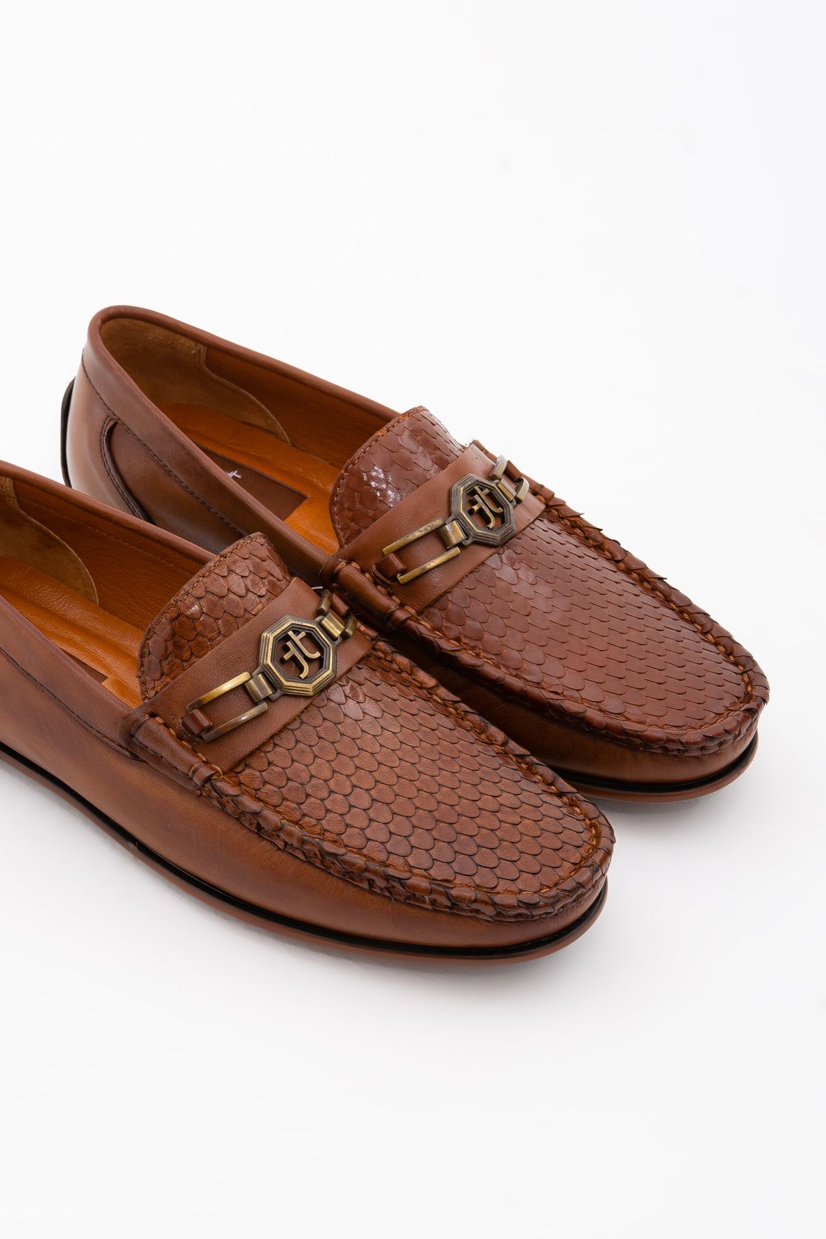 Tamer Tanca-Men's Genuine Leather Driver Shoes 221 20-887 Erk Ayk Sk21-22 8
