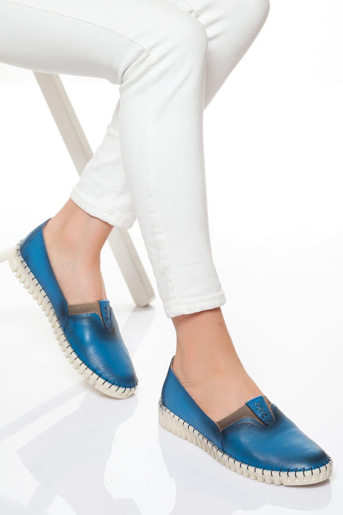 Denim flat shoes new arrivals