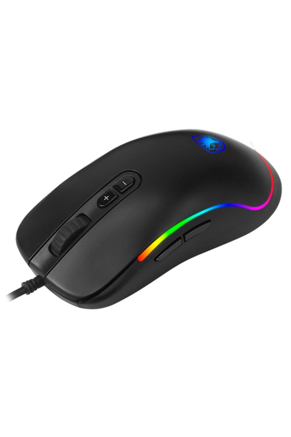 Sades-S11 Revolver Rgb Gaming Gaming Mouse - Black/Blue 5