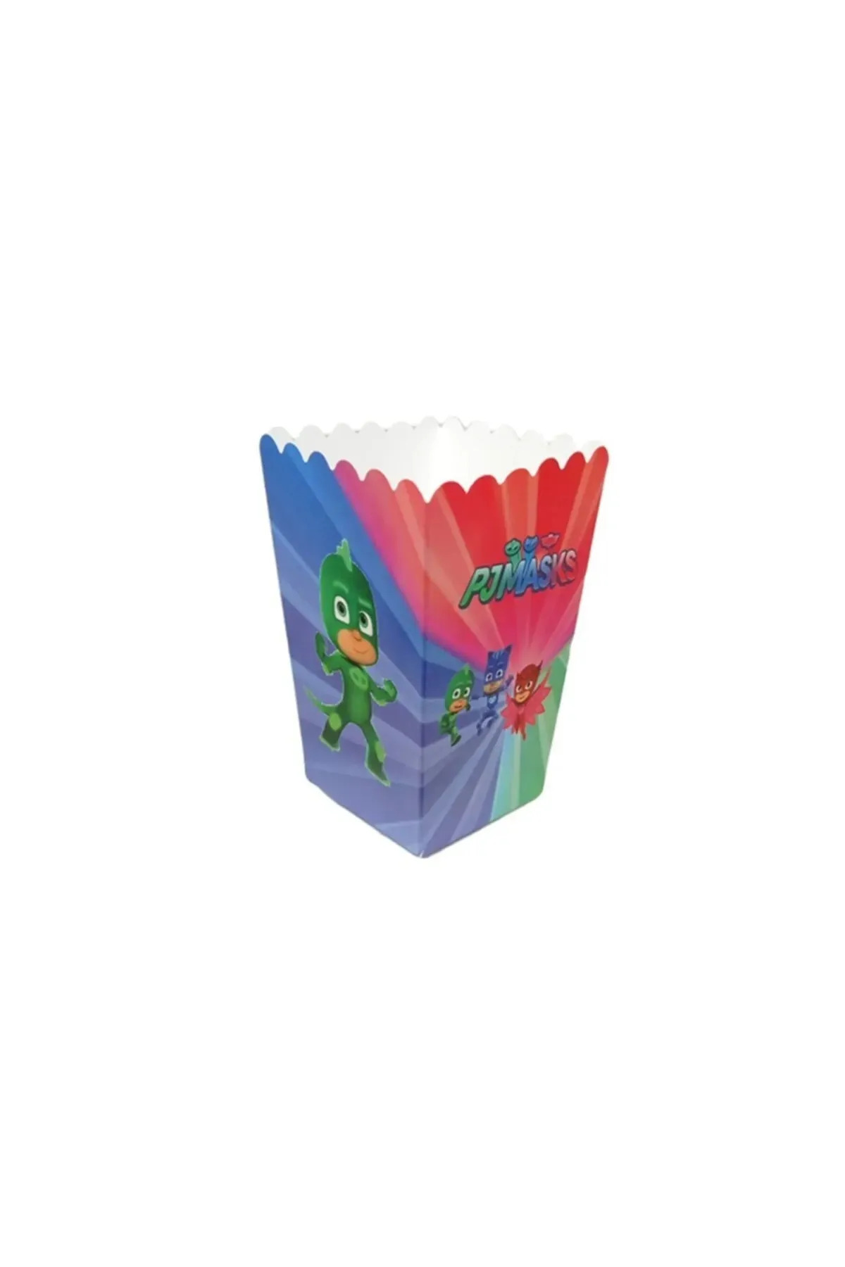 FOKUL-مجموعة مستلزمات حفلات أعياد الميلاد للفتيات من Pj Masks Pjmasks Cat Kids Lizard Owl Girl مكونة من 8 قطع 7