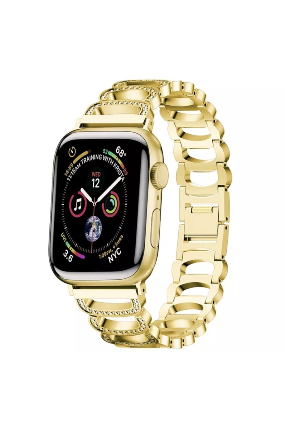 Sweet Loop Şeffaf Kordon Gold-38/40/41mm