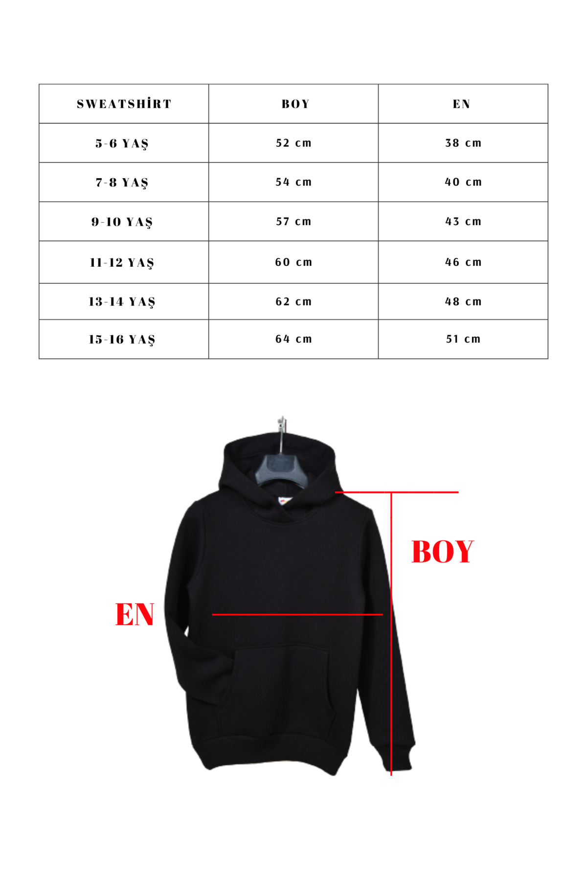 سویشرت پسرانه مشکی KİDSPİTİRCİK | KİDS-1227 اورجینال - تصویر 2