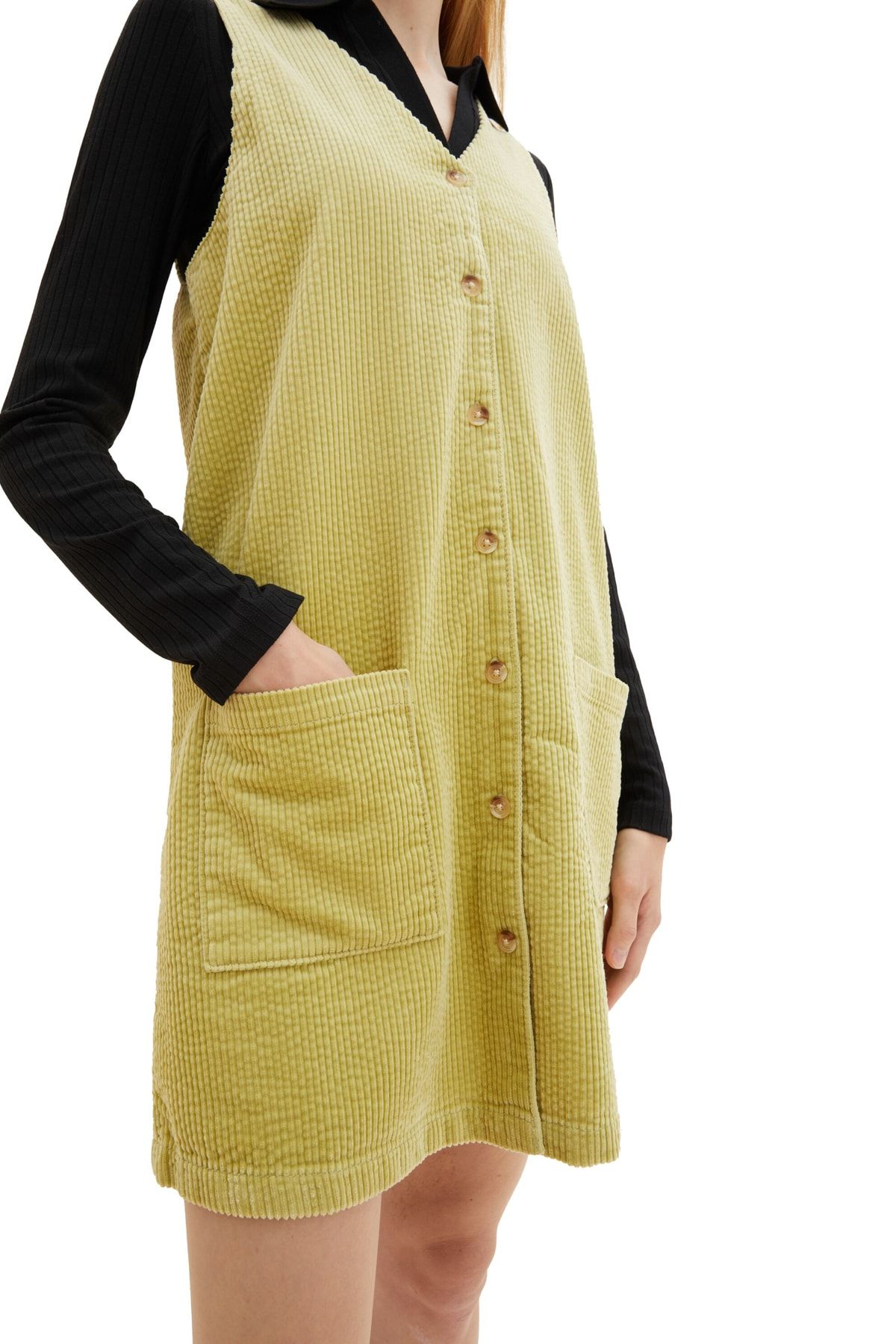 Tom Tailor Denim-Dress Women/Girl corduroy pinafore dress 5