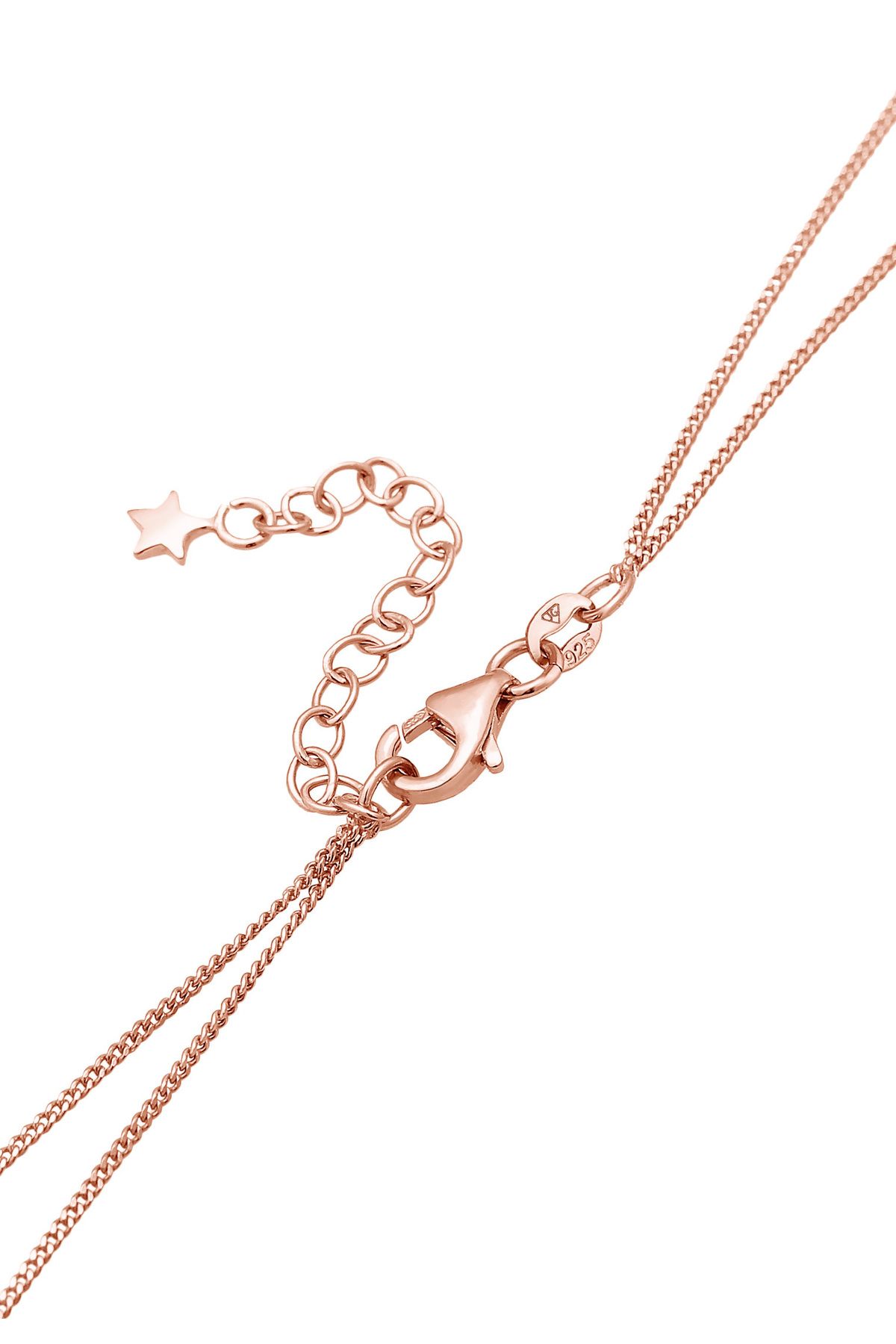 ELLI-Halskette Layered Choker Astro Halbmond Sterne 925 Silber 5