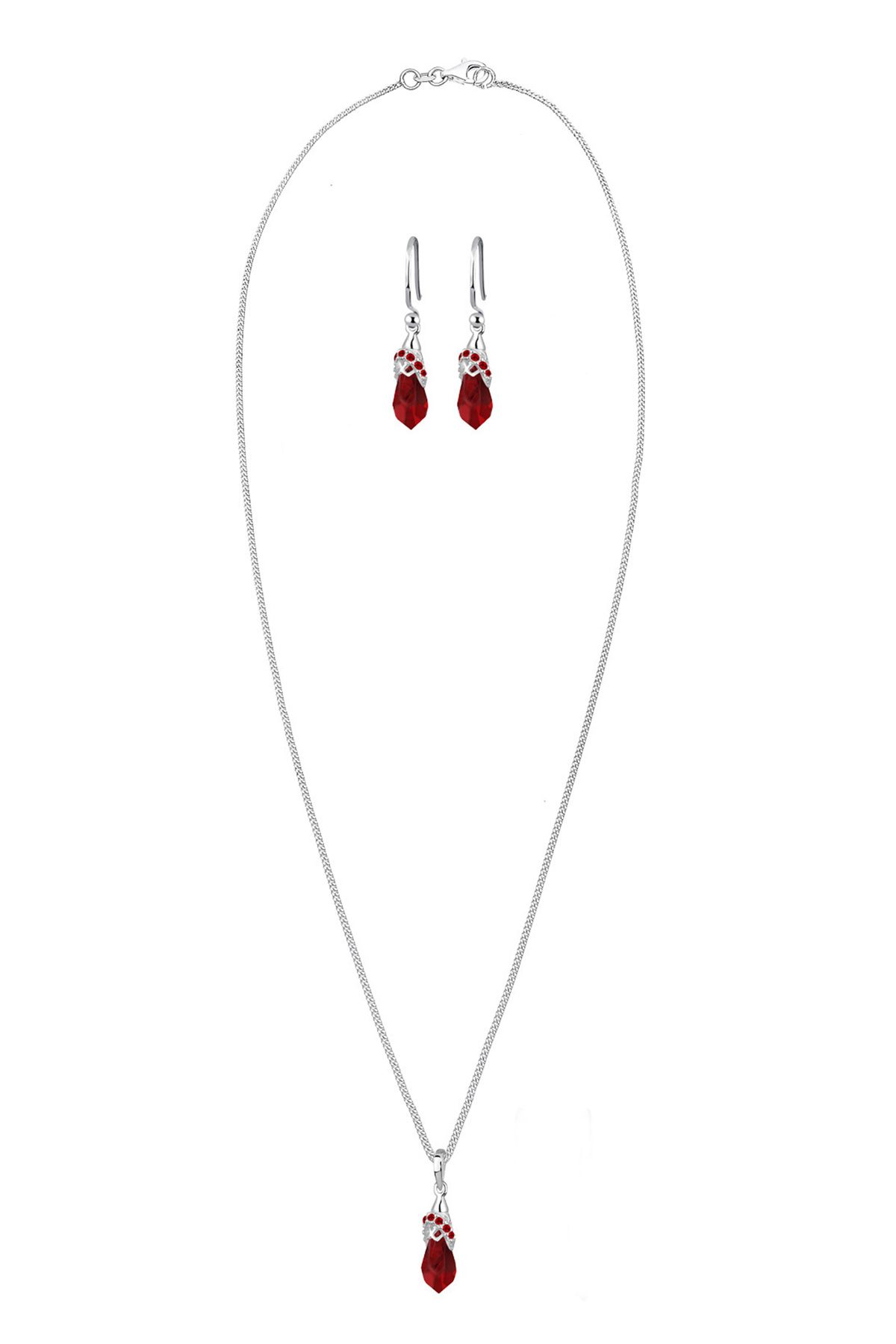 ELLI-Schmuckset Kristalle 925 Gümüş 3