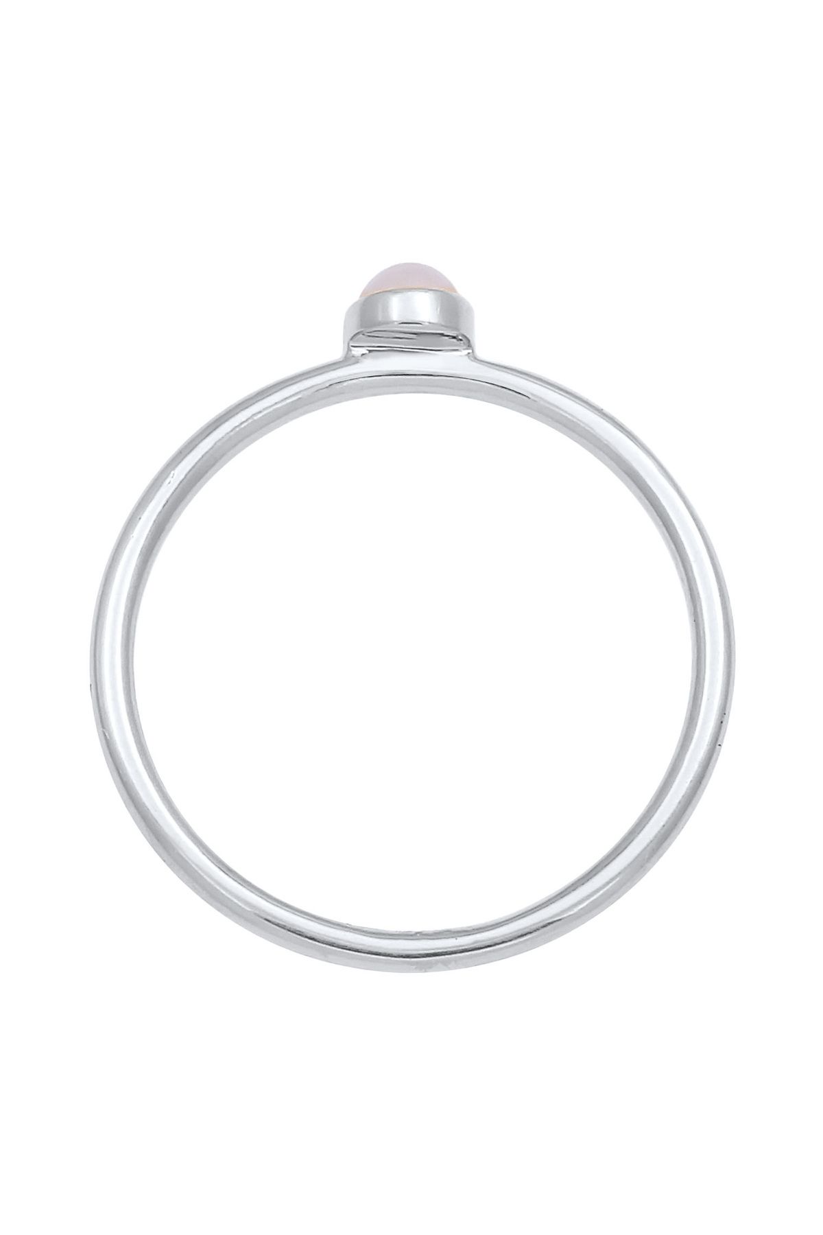 ELLI-Rosenquarz Edelstein Ring – 925er Silber Vergoldet 3