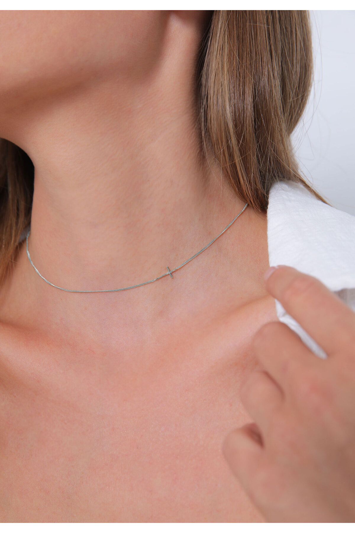 ELLI-Halskette Halsband Kreuz Din 925 Sterling Silber 5
