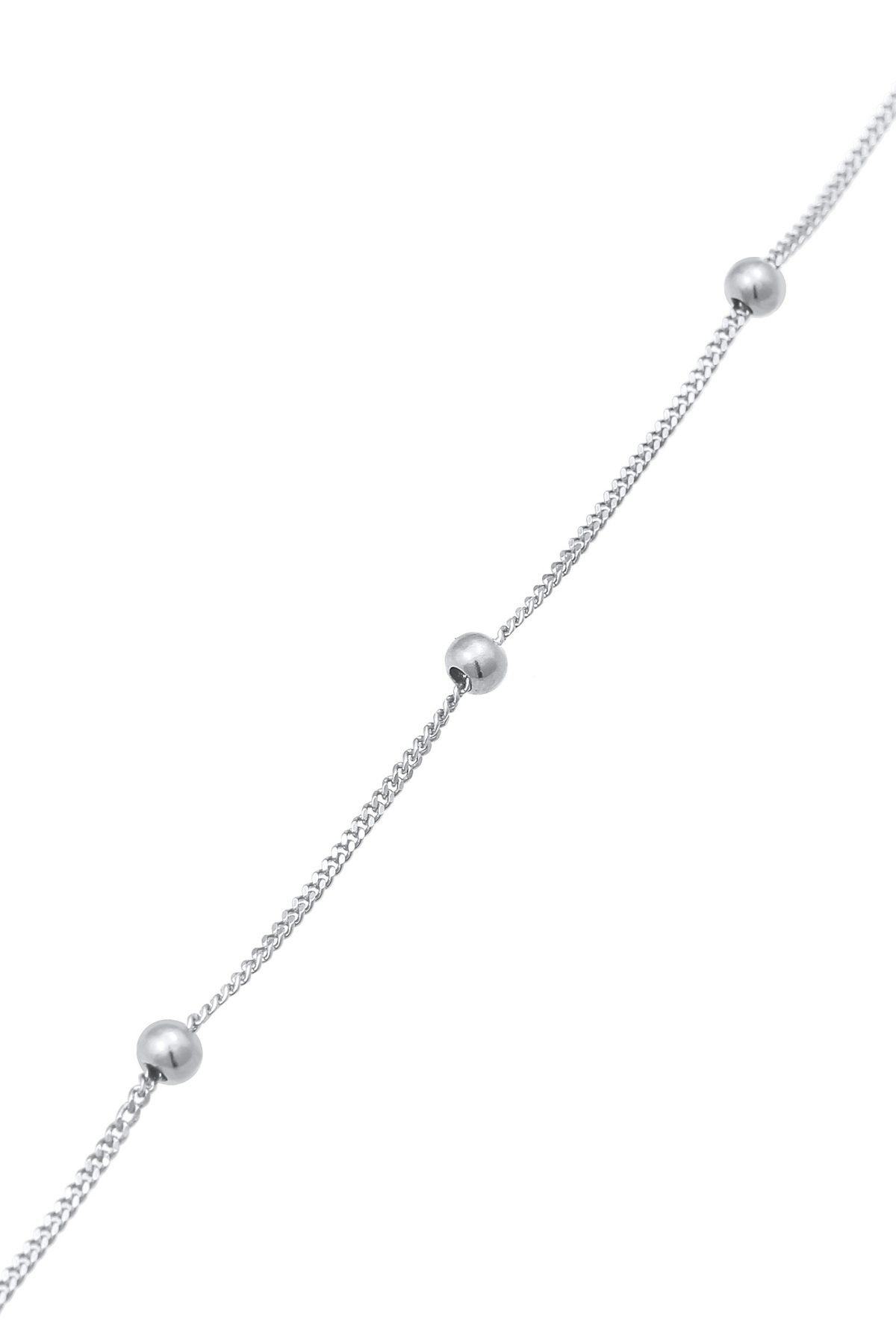 ELLI-Armband Basic Panzerkette Silberbeads 925 Silber 3