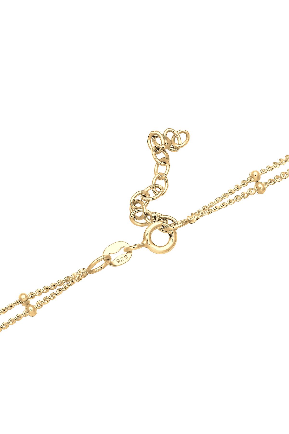 ELLI-Damen-Choker – Layer Look Heart Trend, 925er Sterlingsilber 5