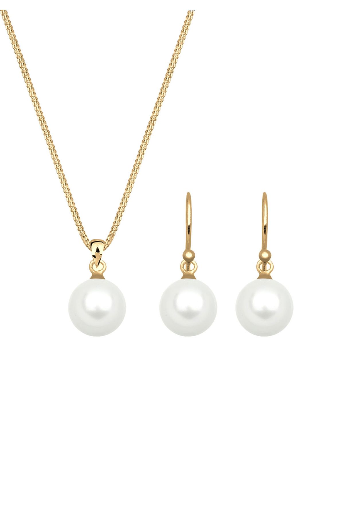 ELLI-Schmuckset Muschelkernperle 925 Ayar Gümüş Geschenkidee 2