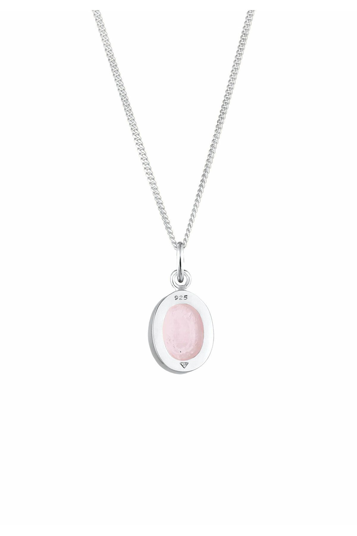 ELLI-Halskette Basic Rosenquarz 925 Sterling Silber 4