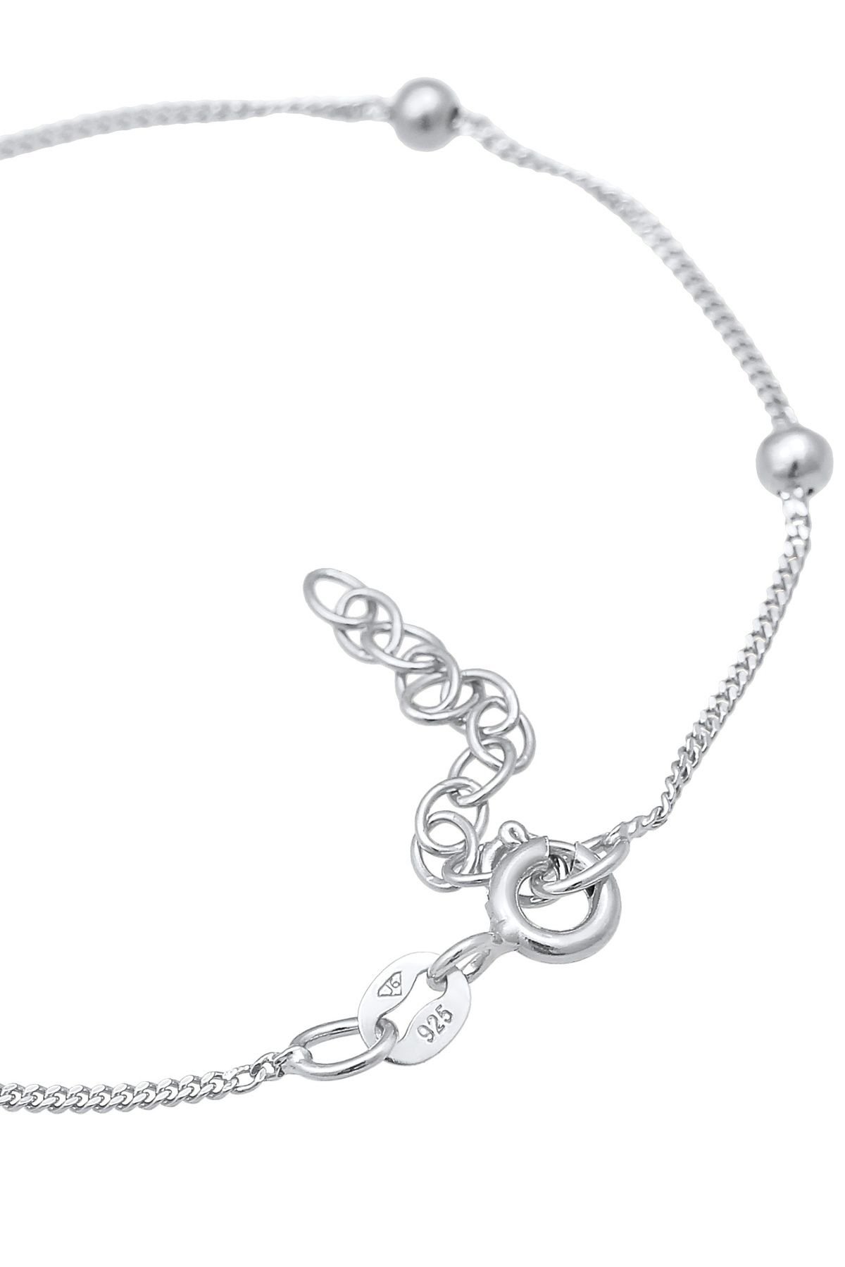 ELLI-Armband Basic Panzerkette Silberbeads 925 Silber 4