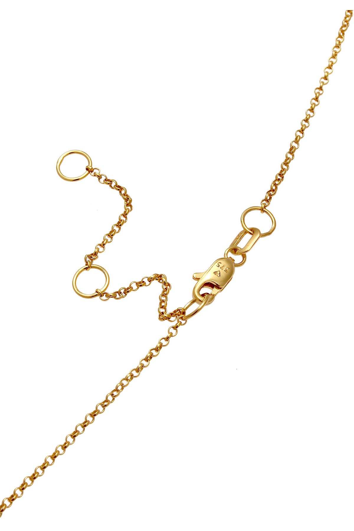 ELLI-Halskette Gerdanlık Erbskette Kreis Design Twisted 375 Gelbgold 5