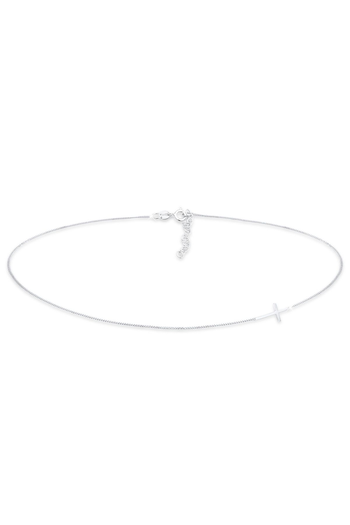 ELLI-Halskette Halsband Kreuz Din 925 Sterling Silber 1