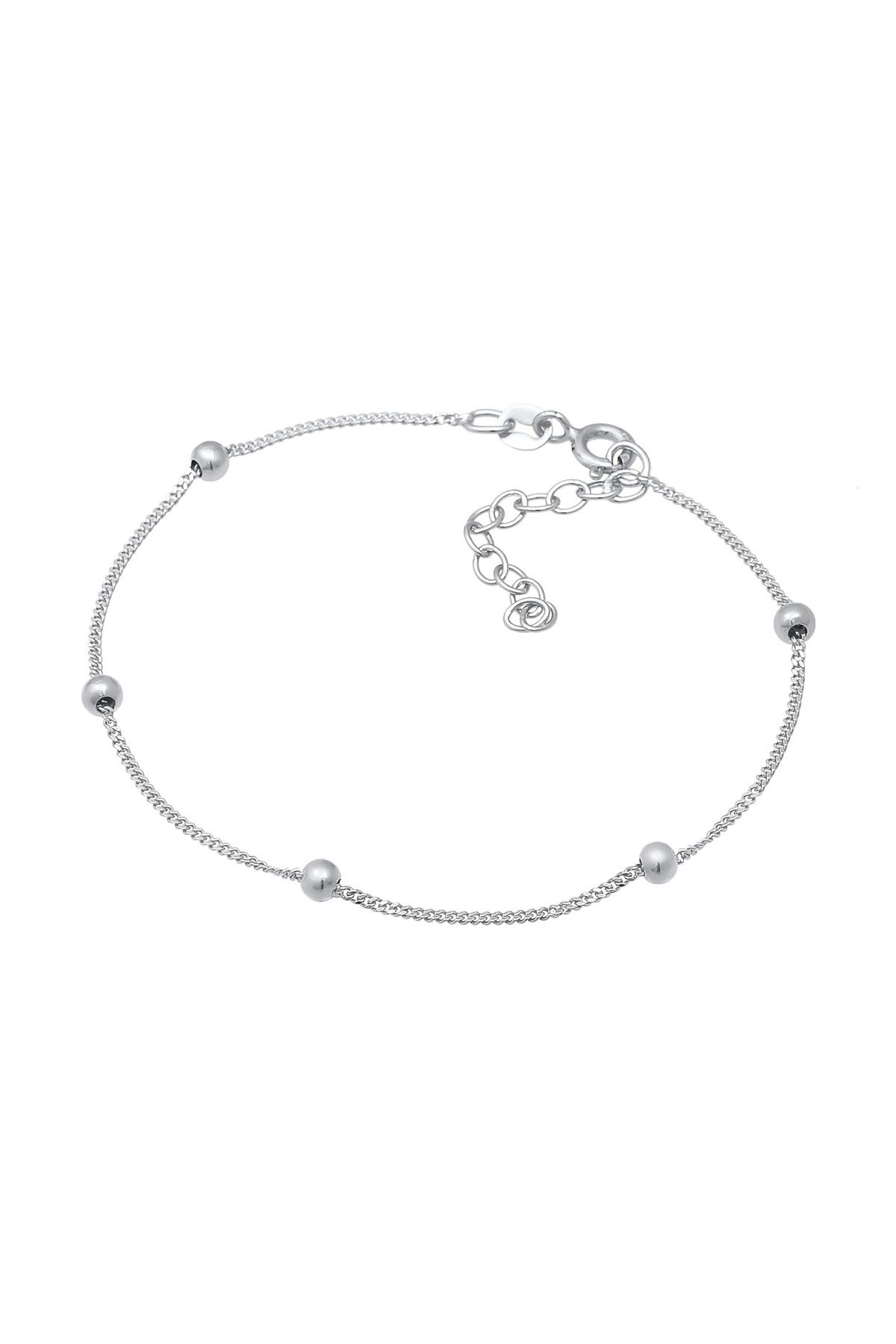 ELLI-Armband Basic Panzerkette Silberbeads 925 Silber 2