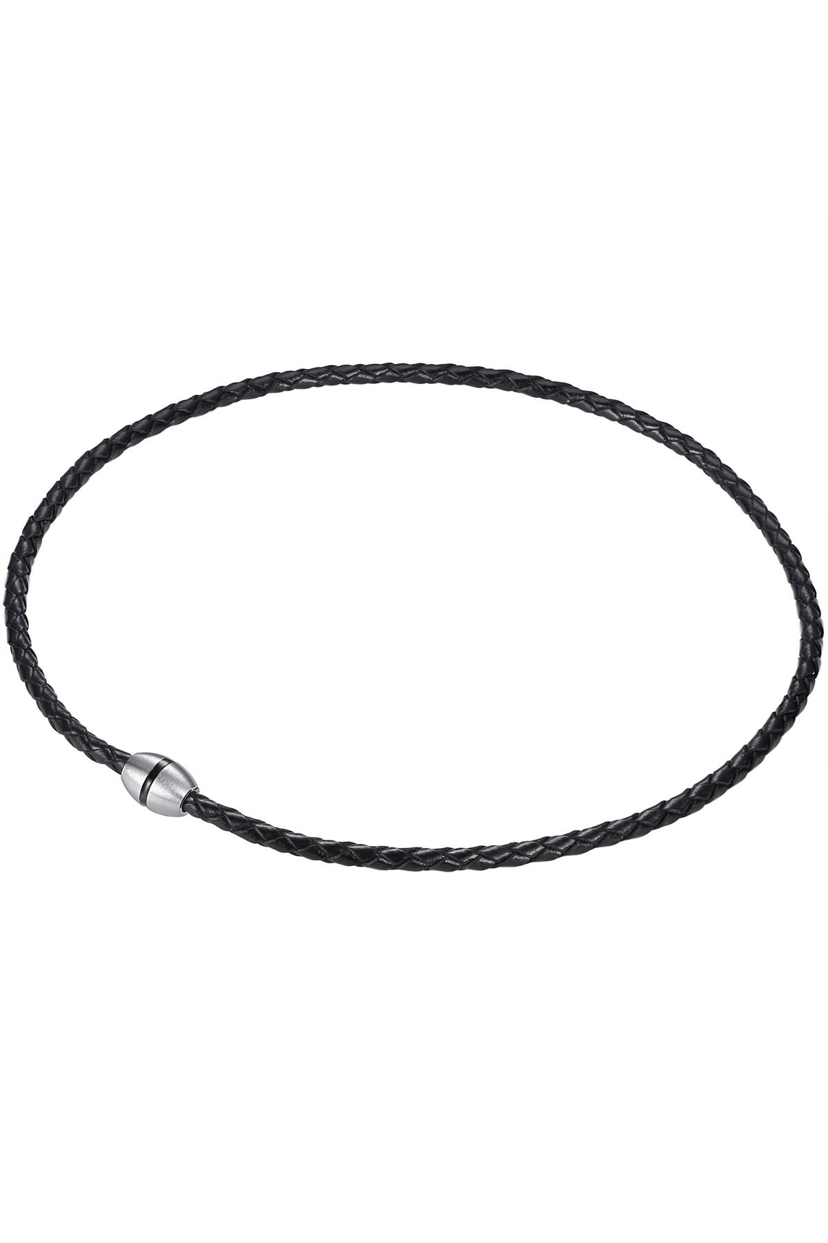 True Rebels-Lederhalskette Kette Edelstahl 4