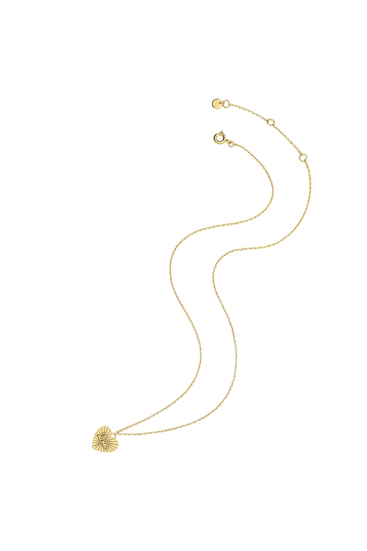 Glanzstücke München-Silberhalskette Kette mit Anhänger Sterling Silber gelbgold 3