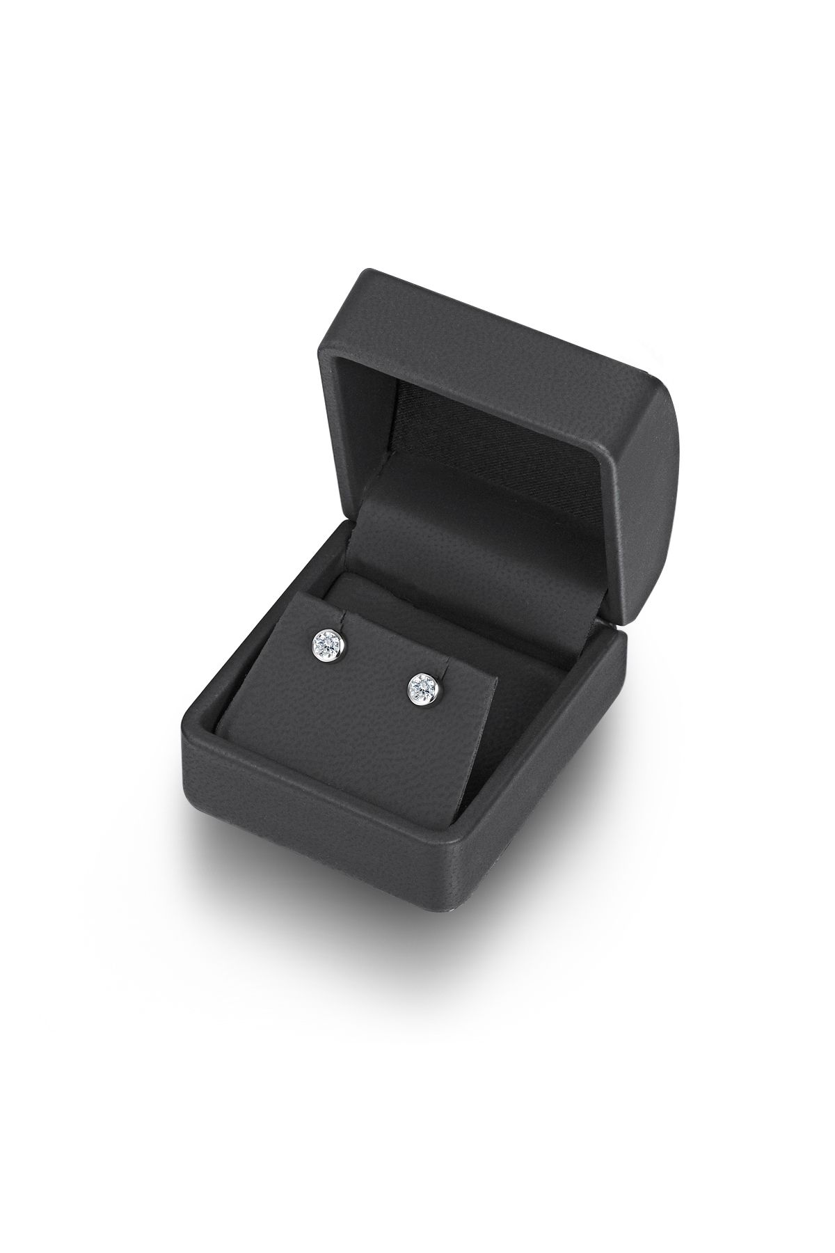Trilani-Silberohrstecker Ohrstecker Sterling Silber Zirkonia weiß 4