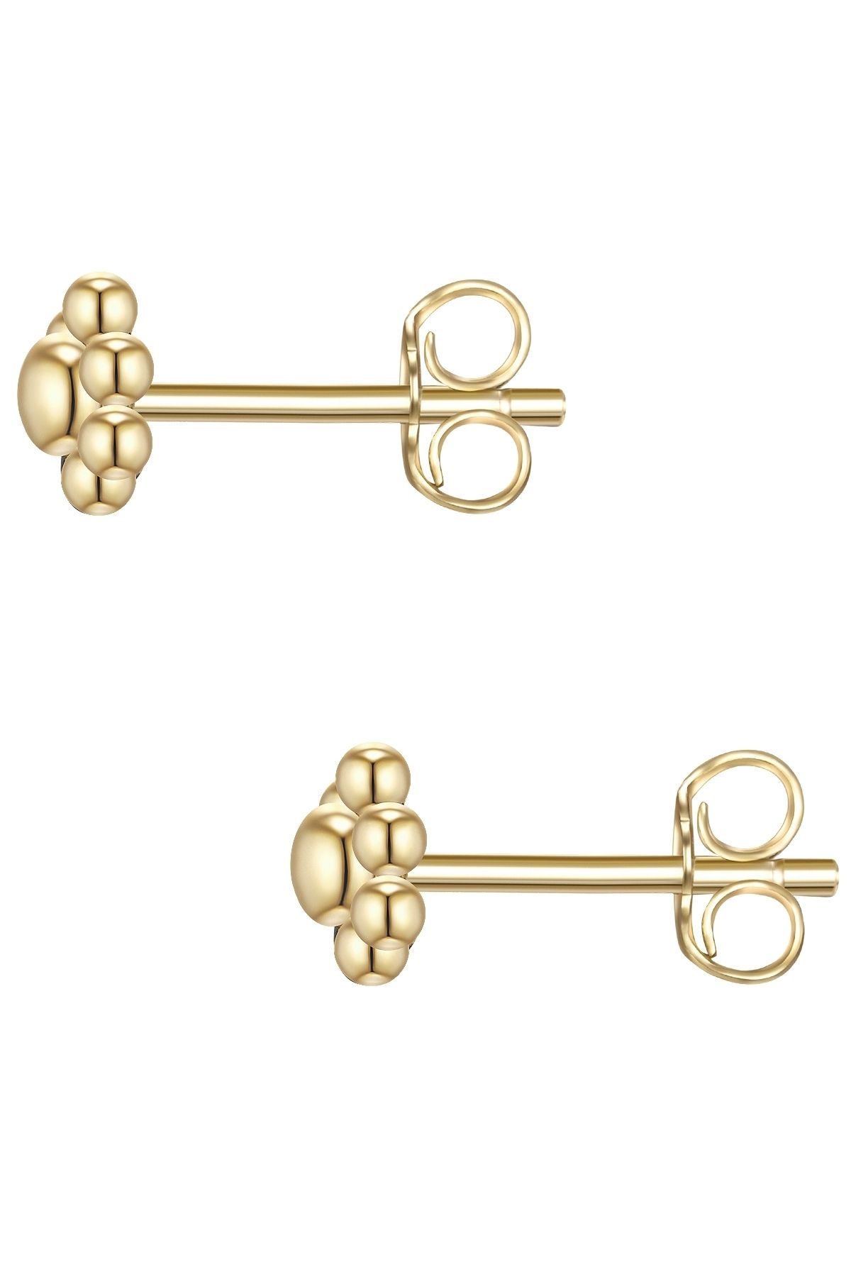 Glanzstücke München-Silberohrstecker Ohrstecker Sterling Silber gelbgold 3