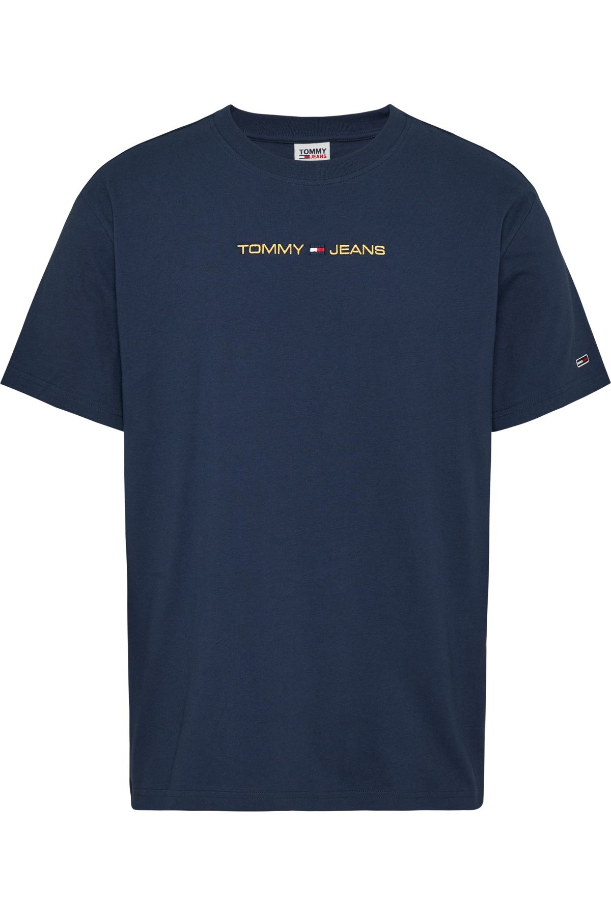 2024 Frühling/Sommer Tommy Hilfiger T-Shirt Herren Twilight - Trendyol Navy