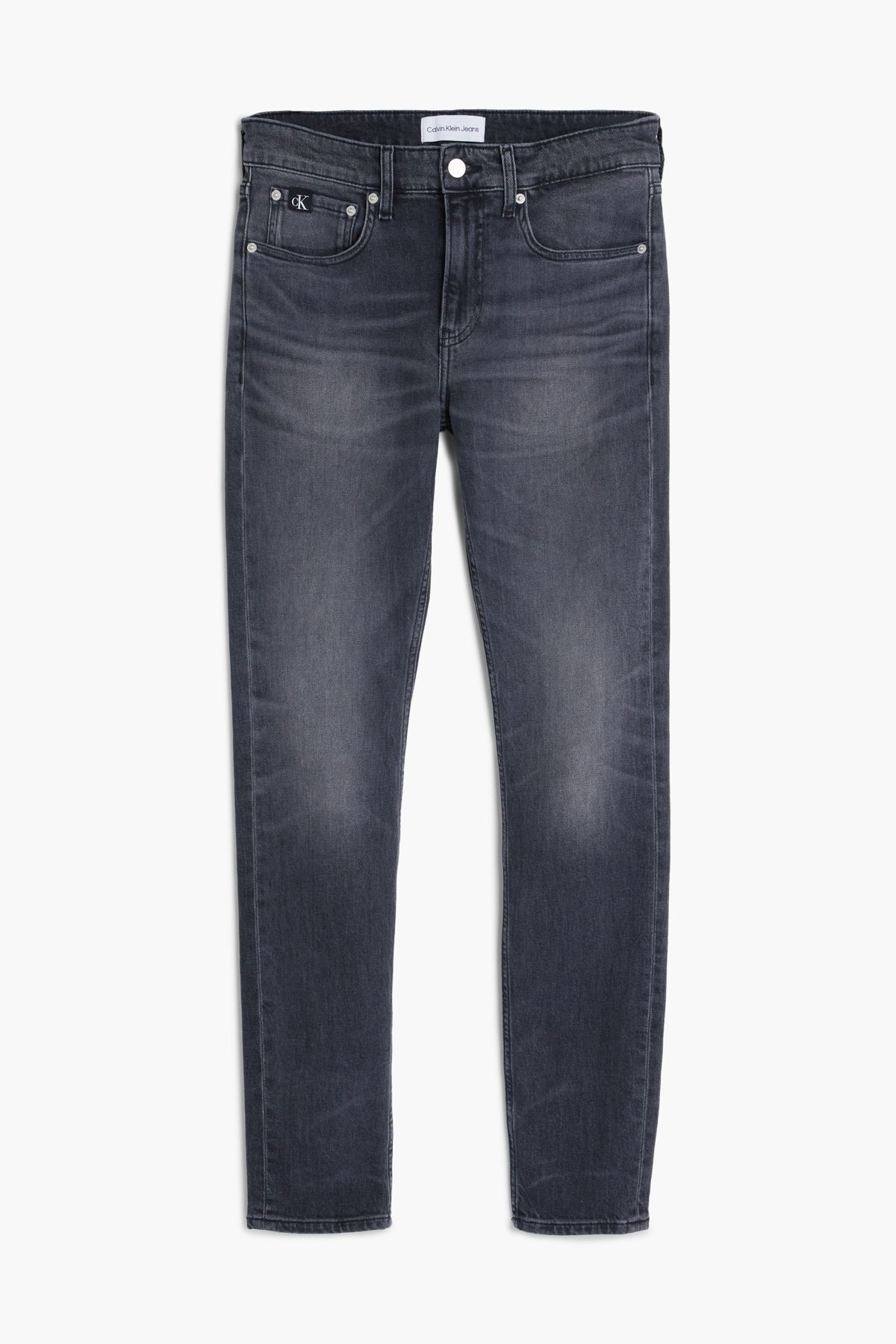 شلوار جین مردانه باریک سیاه و سفید J30J322798 1BY Calvin Klein