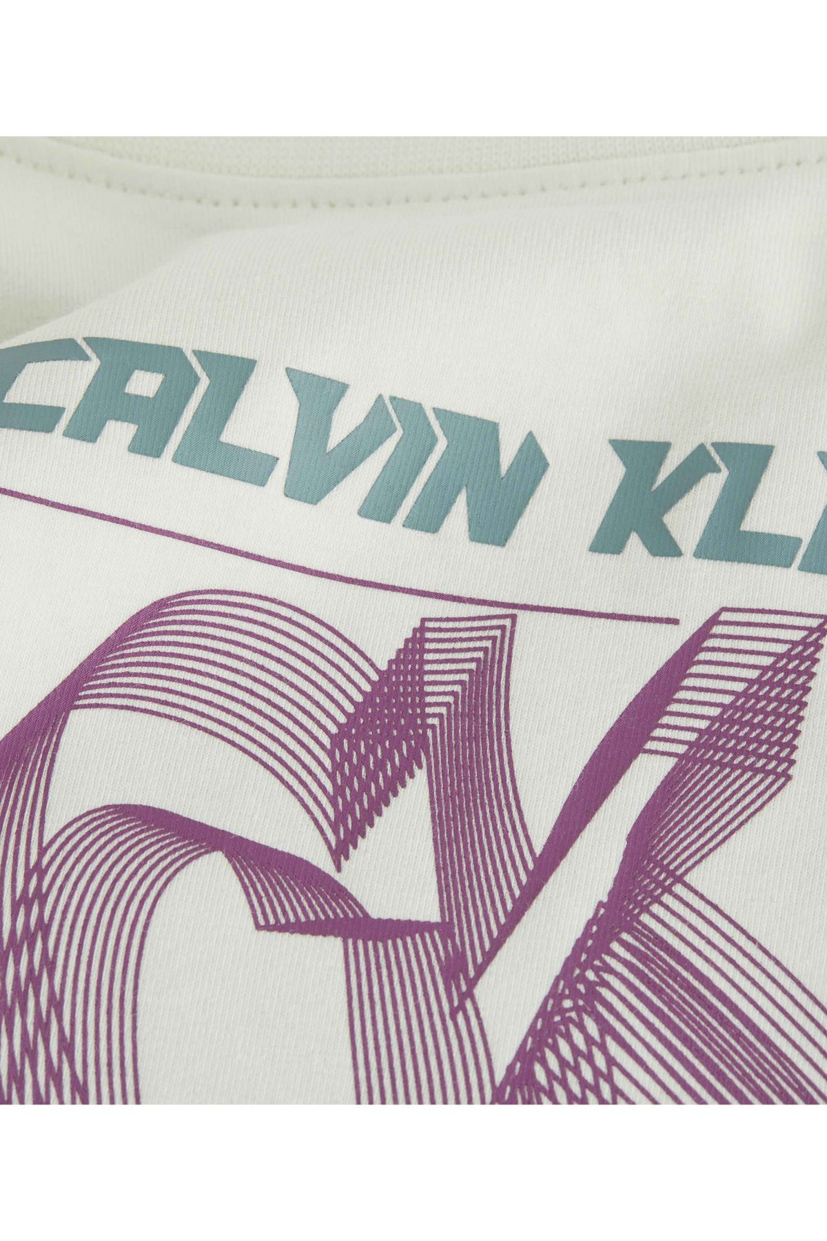 Calvin Klein-تي شيرت حريمي / بناتي أخضر كناري 2