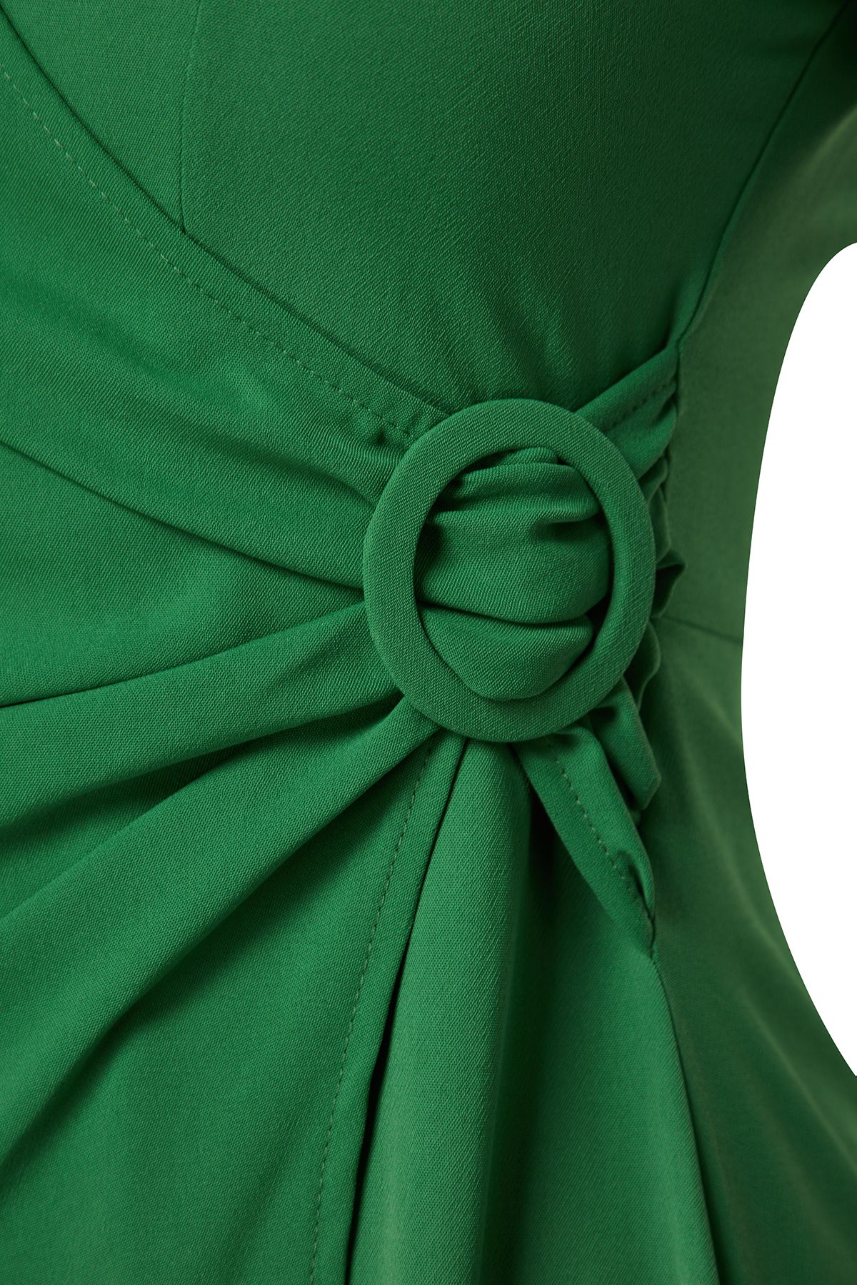 Trendyol Modest-Detailní zelené tkané oblečení z aerobinu TCTAW24EB00067 8