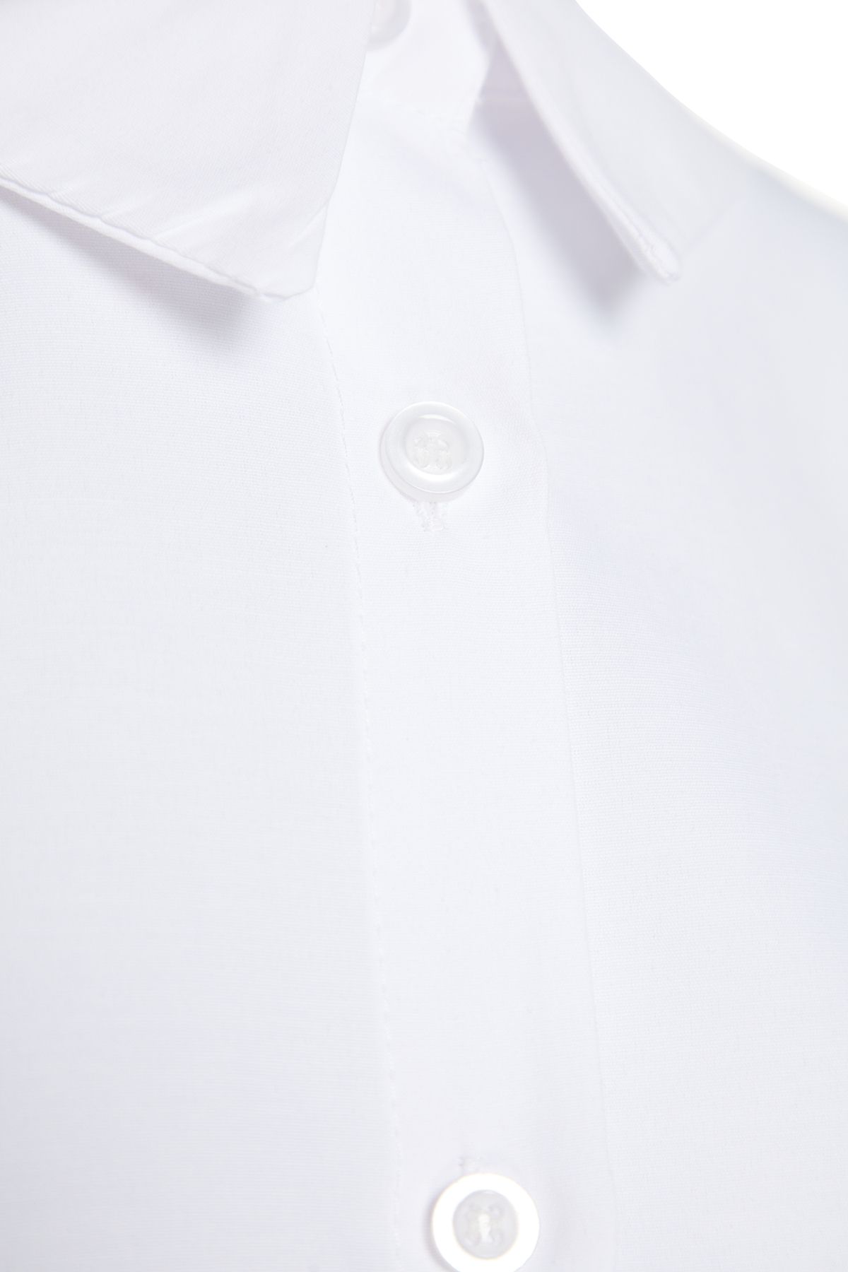 Trendyol Modest-White Sleeves Pleat Detailed Woven Shirt TCTAW24TG00023 7