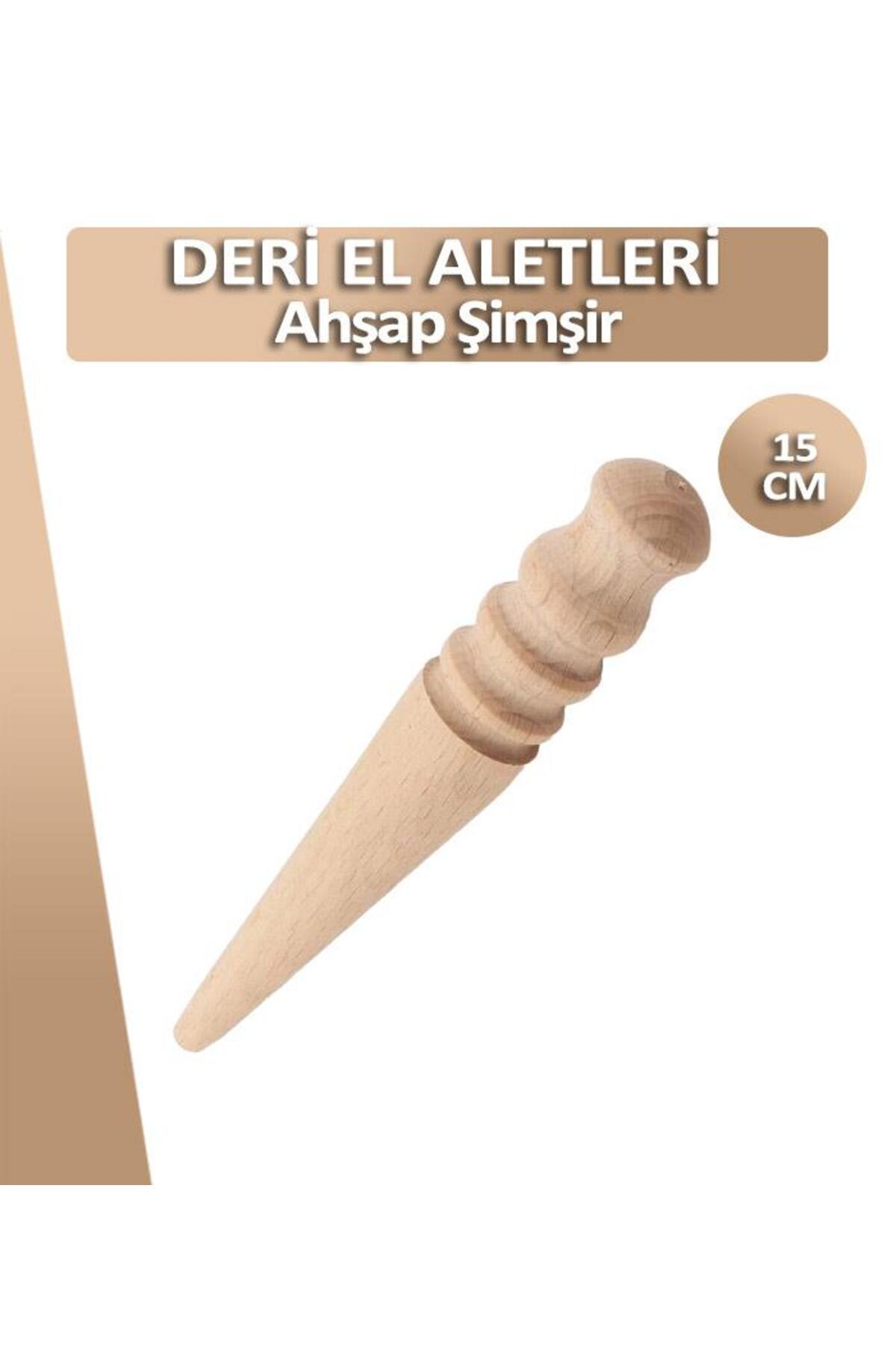 Wooden Boxwood Leather Edge Correction 15 cm
