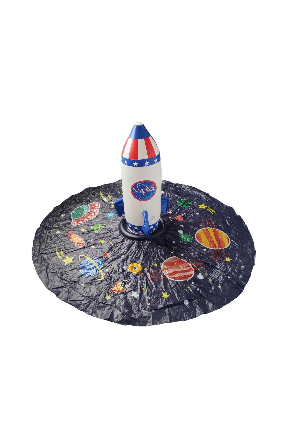 Zigver Fıskıyeli Su Fışkırtan Oyun Matı Su Havuzu Su Kaydırağı 170 cm fotoğrafı 2 (önizleme)